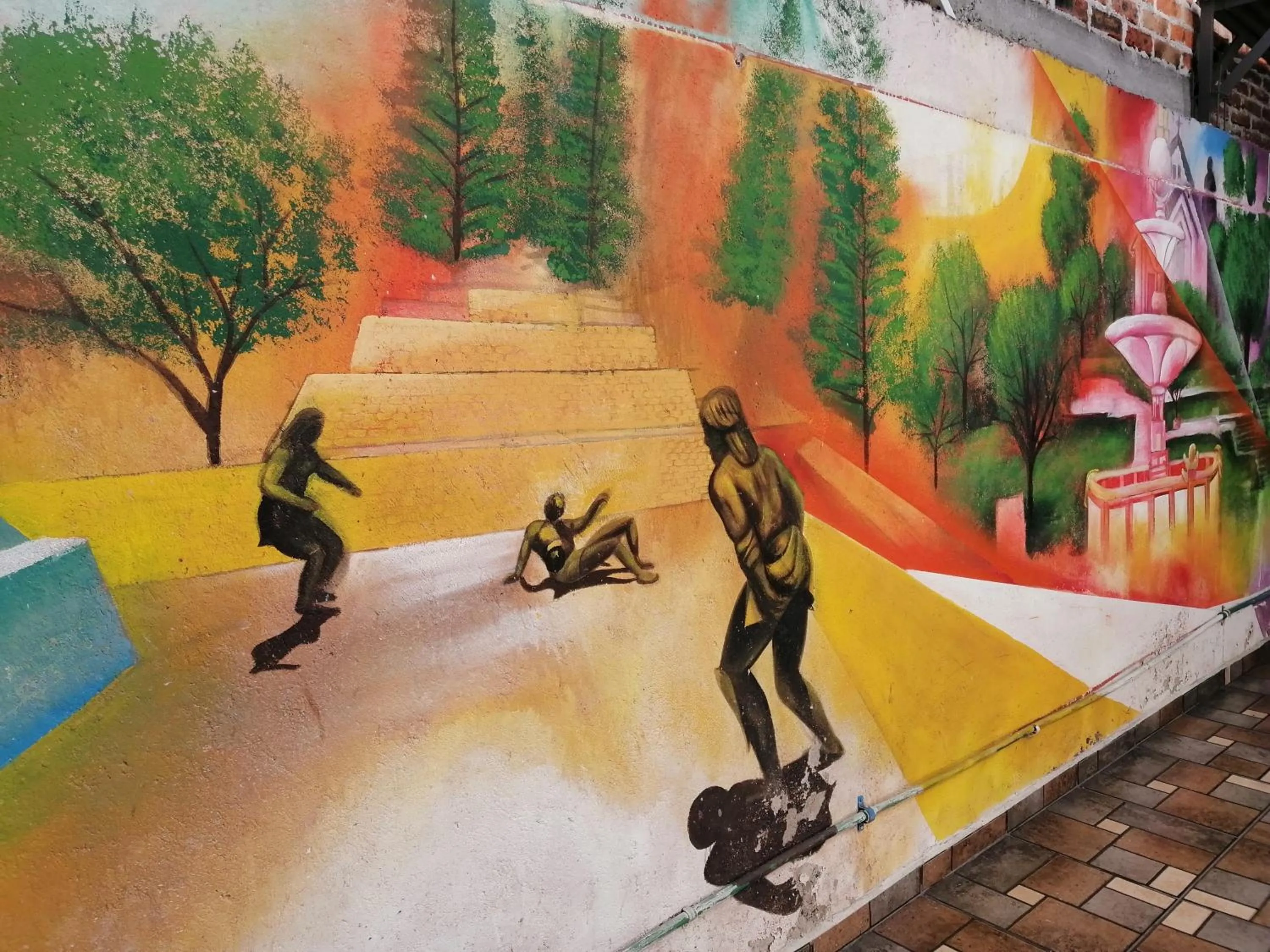 Property building in Hostal Maple