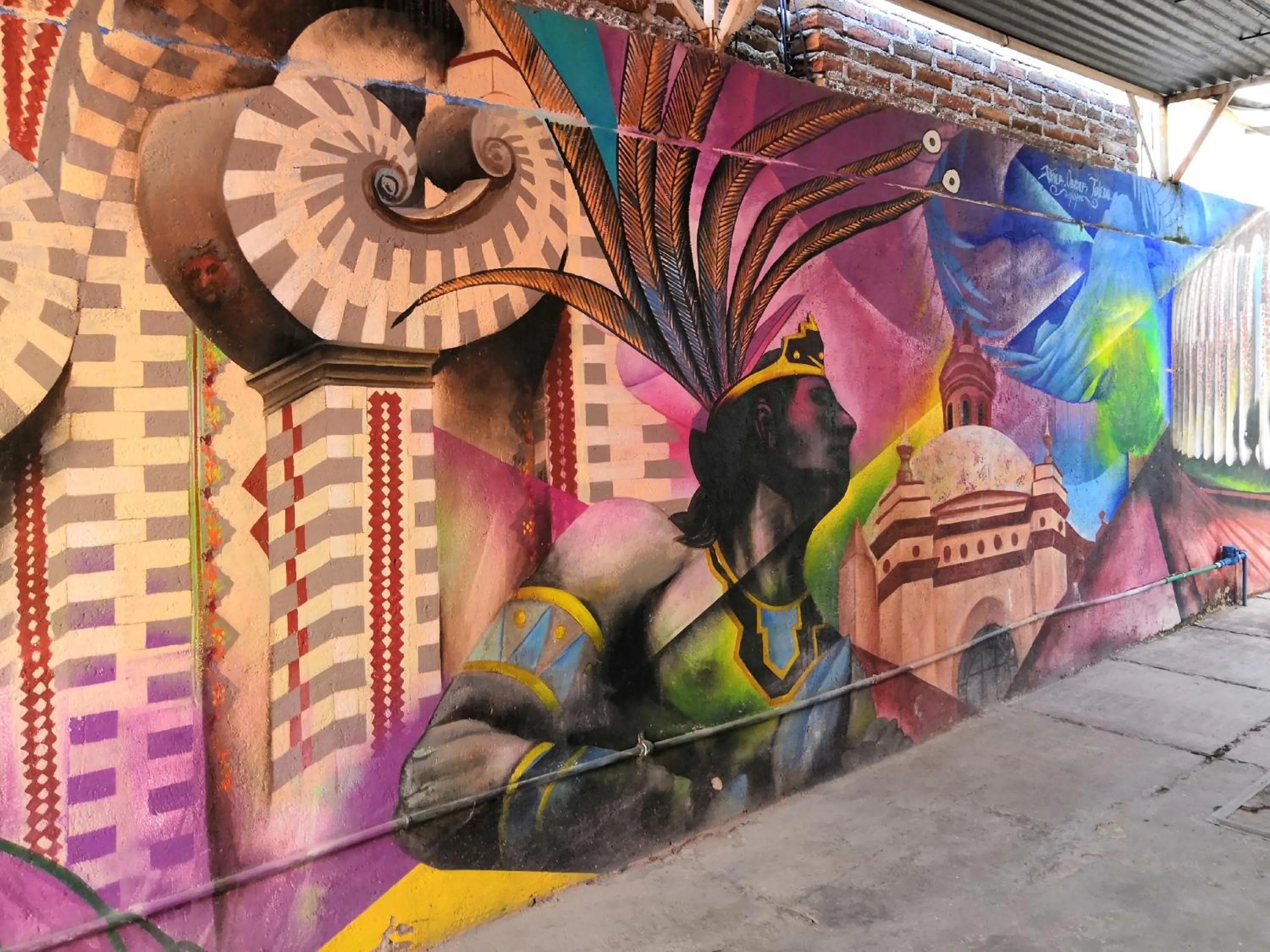 Property building in Hostal Maple