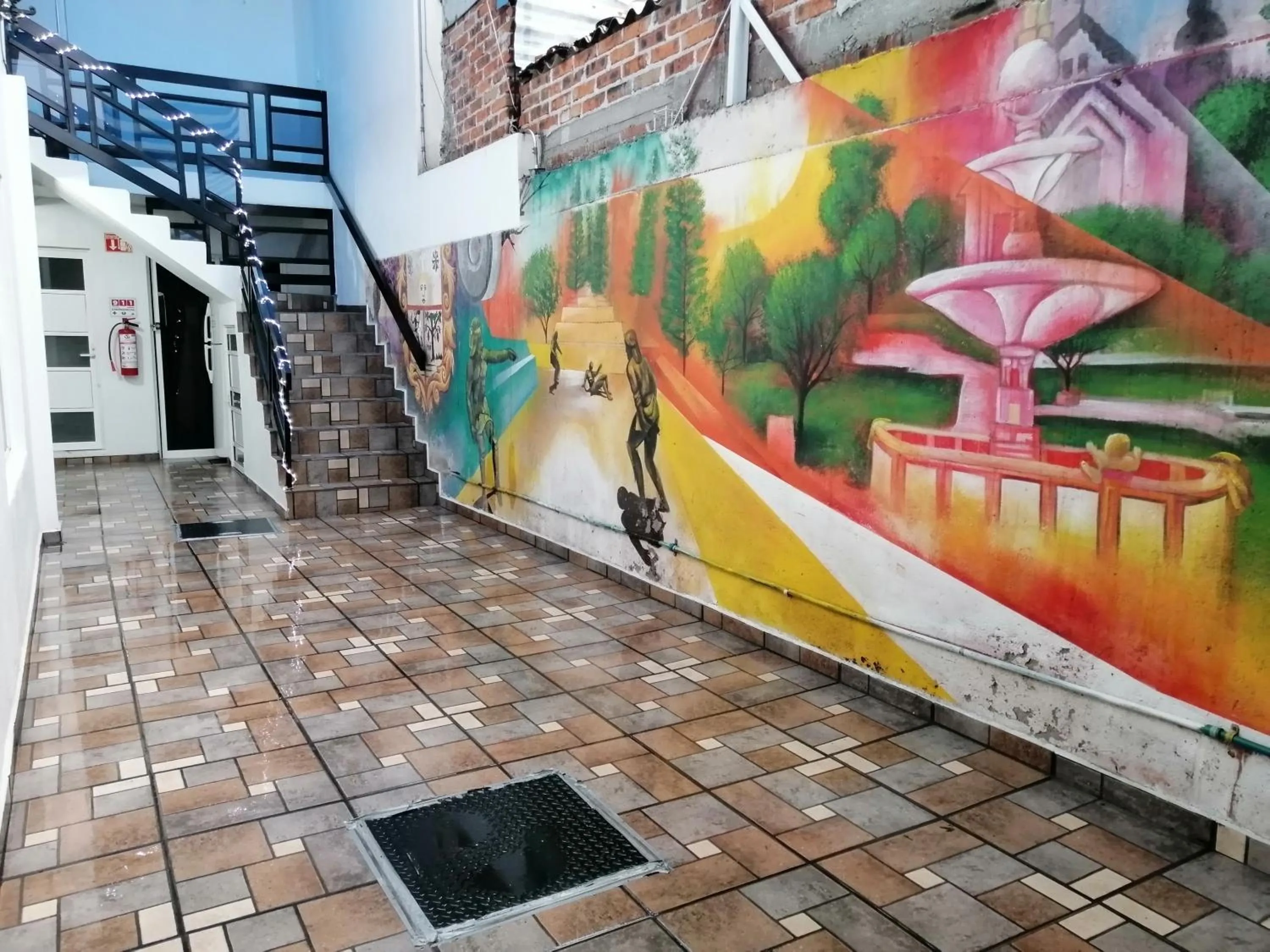 Decorative detail in Hostal Maple