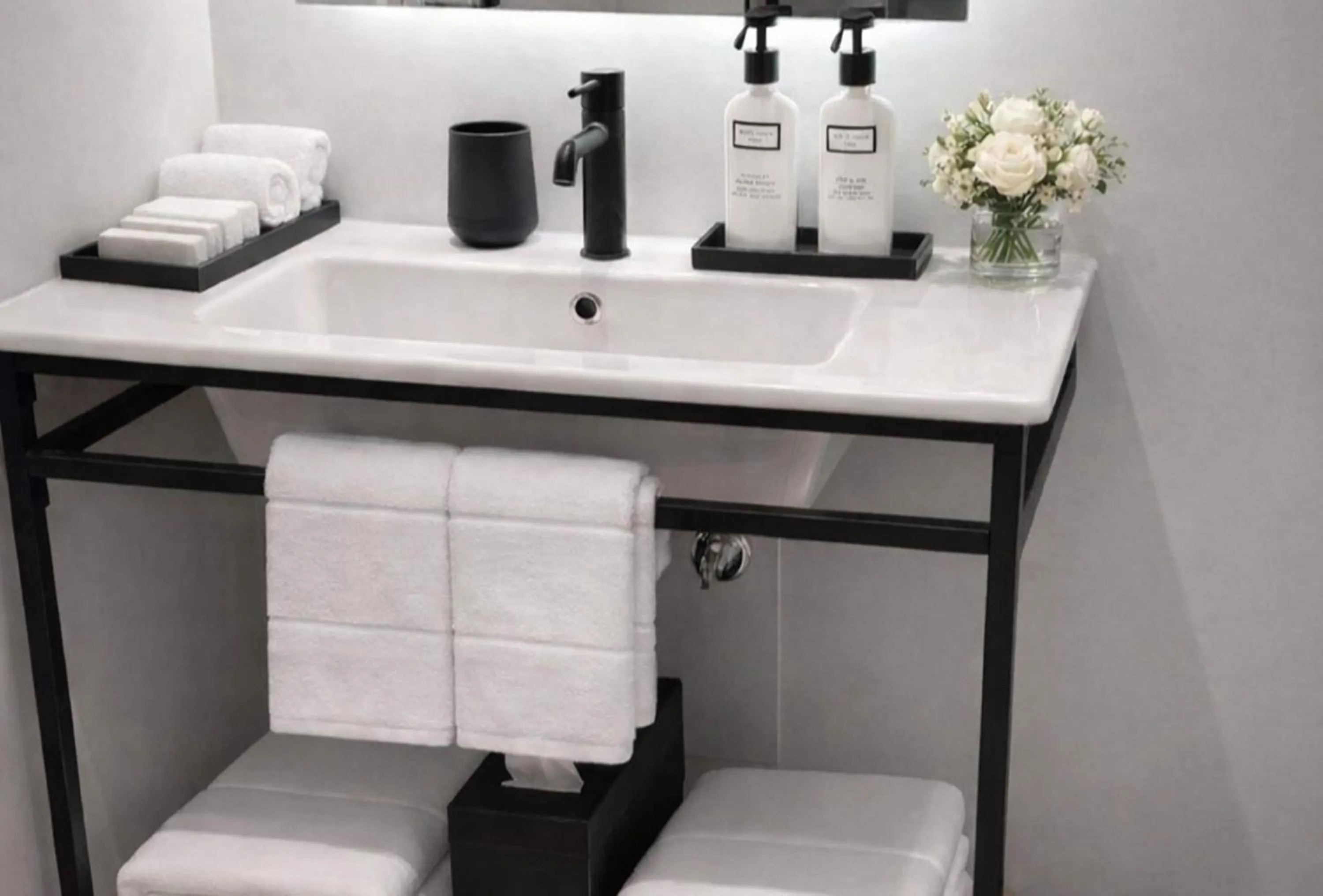 Bathroom in Dolce by Wyndham Miami Beach