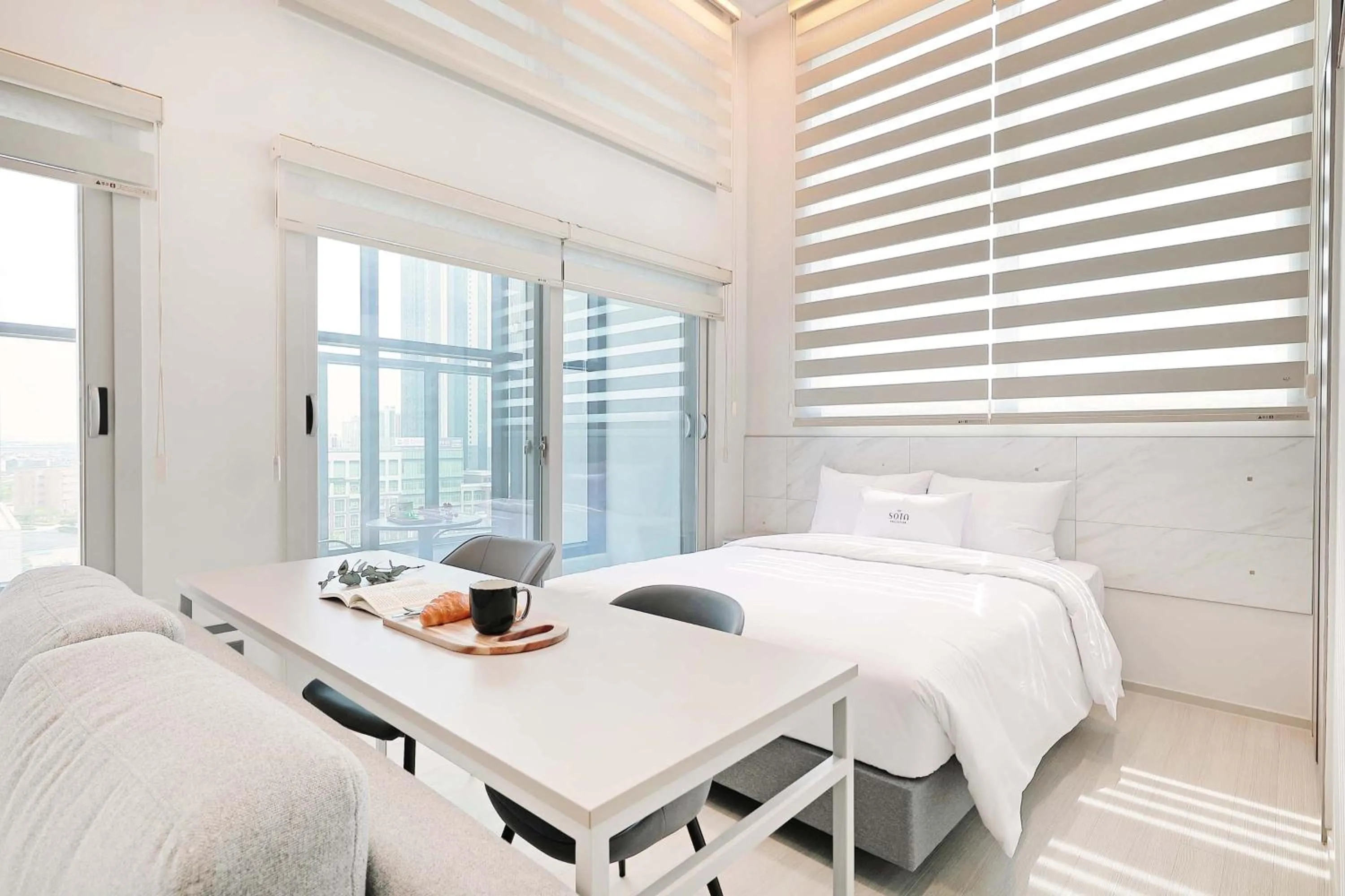 Bed in Sota Suite Pyeongtaek Godeok branch