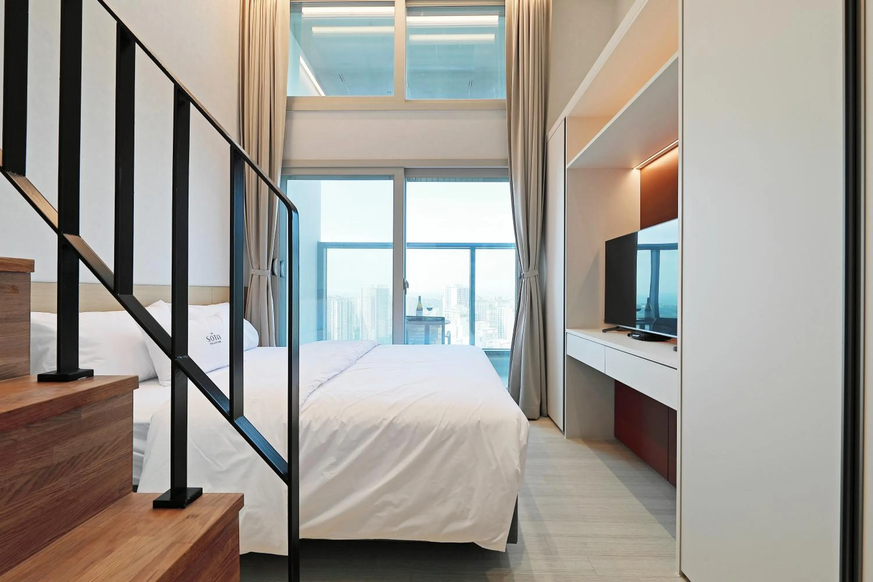 Bed in Sota Suite Pyeongtaek Godeok branch