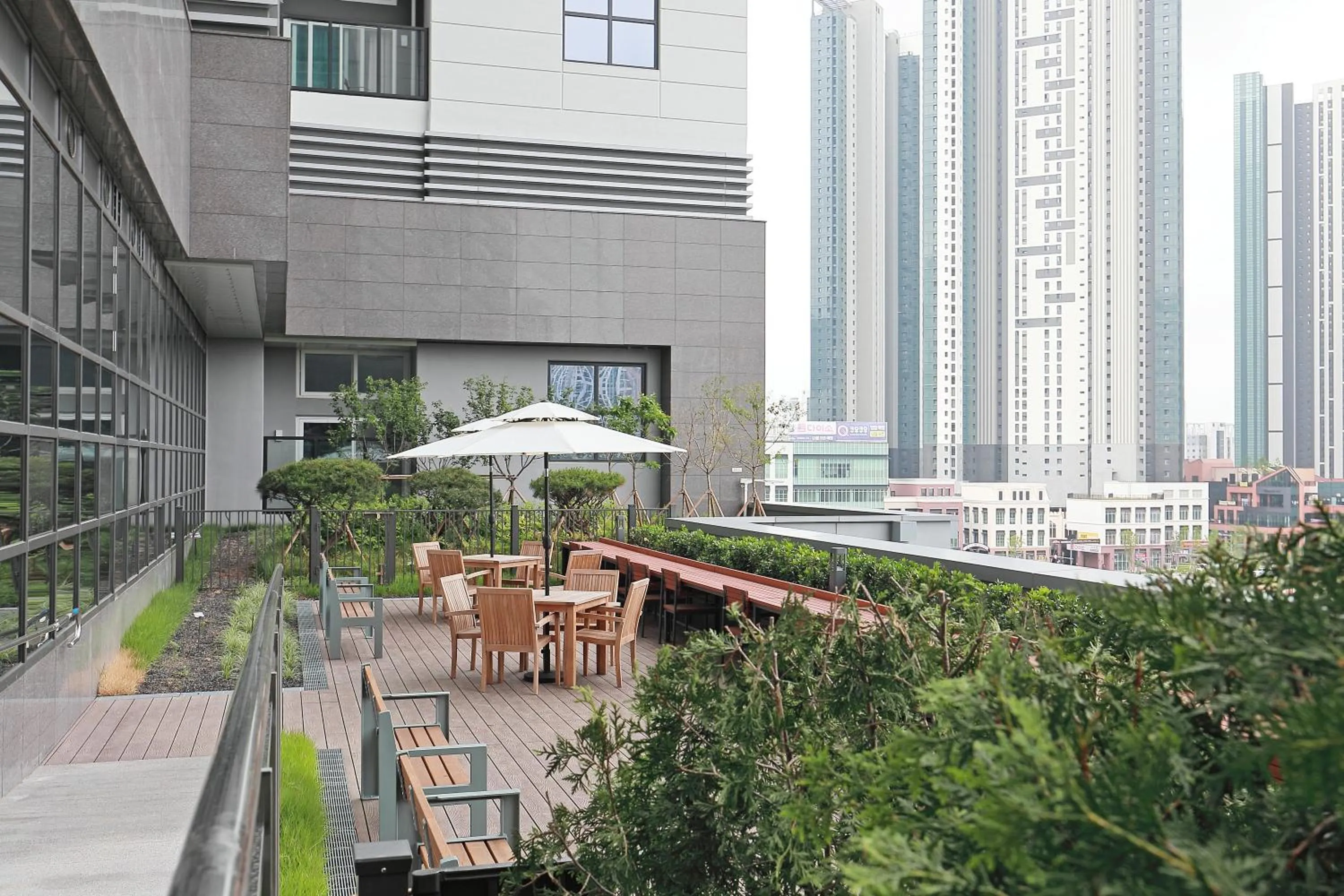 Balcony/Terrace in Sota Suite Pyeongtaek Godeok branch