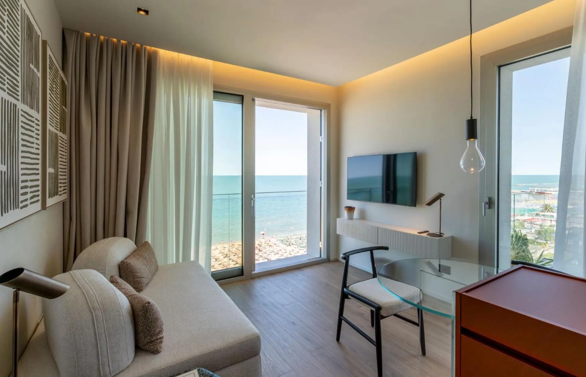 Sea view in Opera Suite Hotel Pesaro
