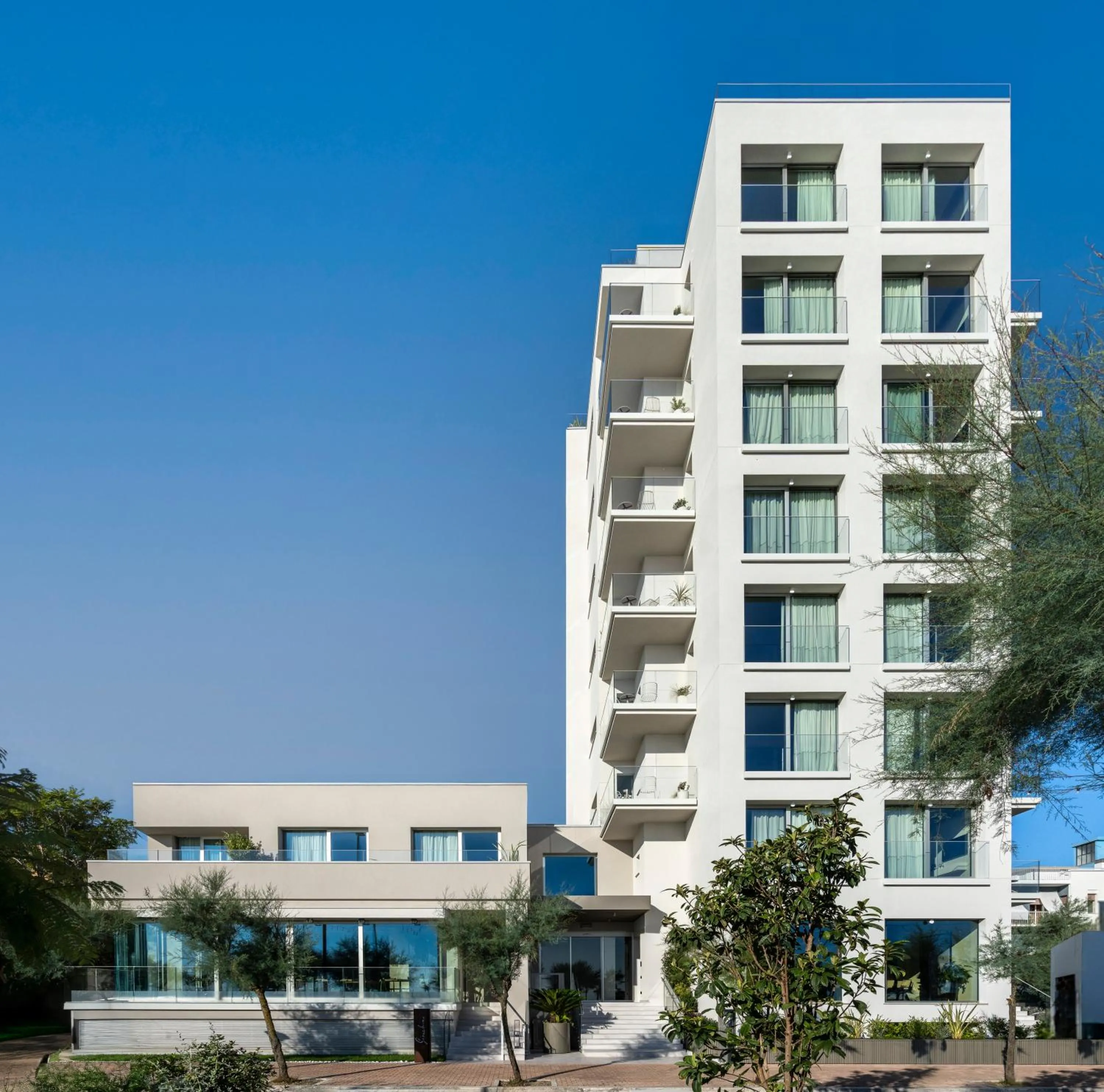 Property building in Opera Suite Hotel Pesaro