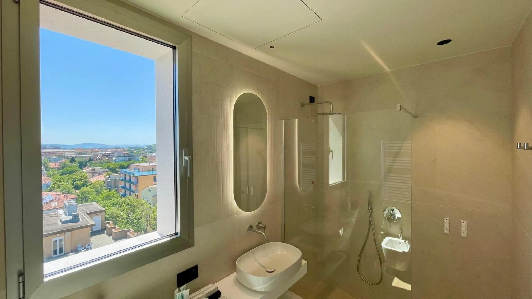 Shower in Opera Suite Hotel Pesaro