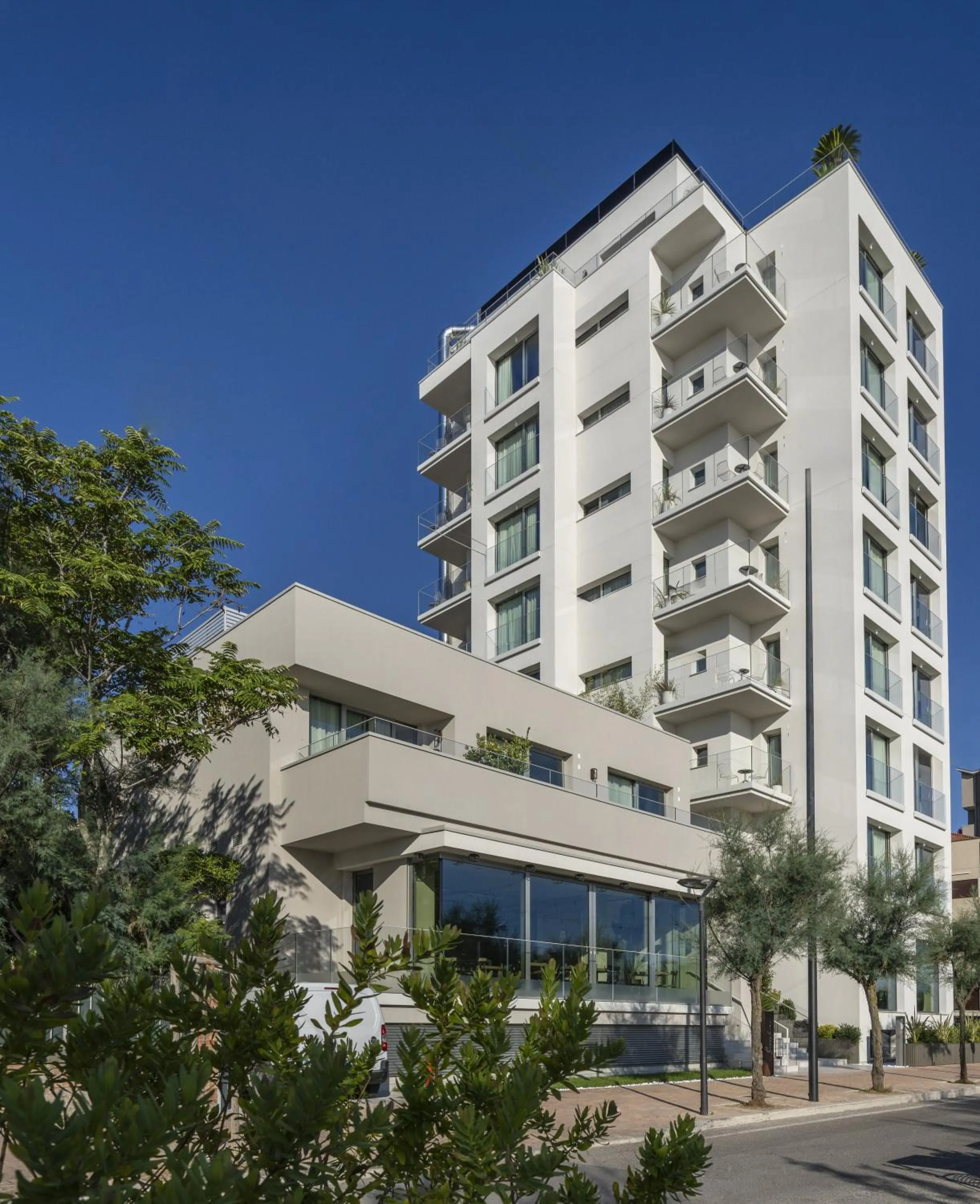 Property building in Opera Suite Hotel Pesaro