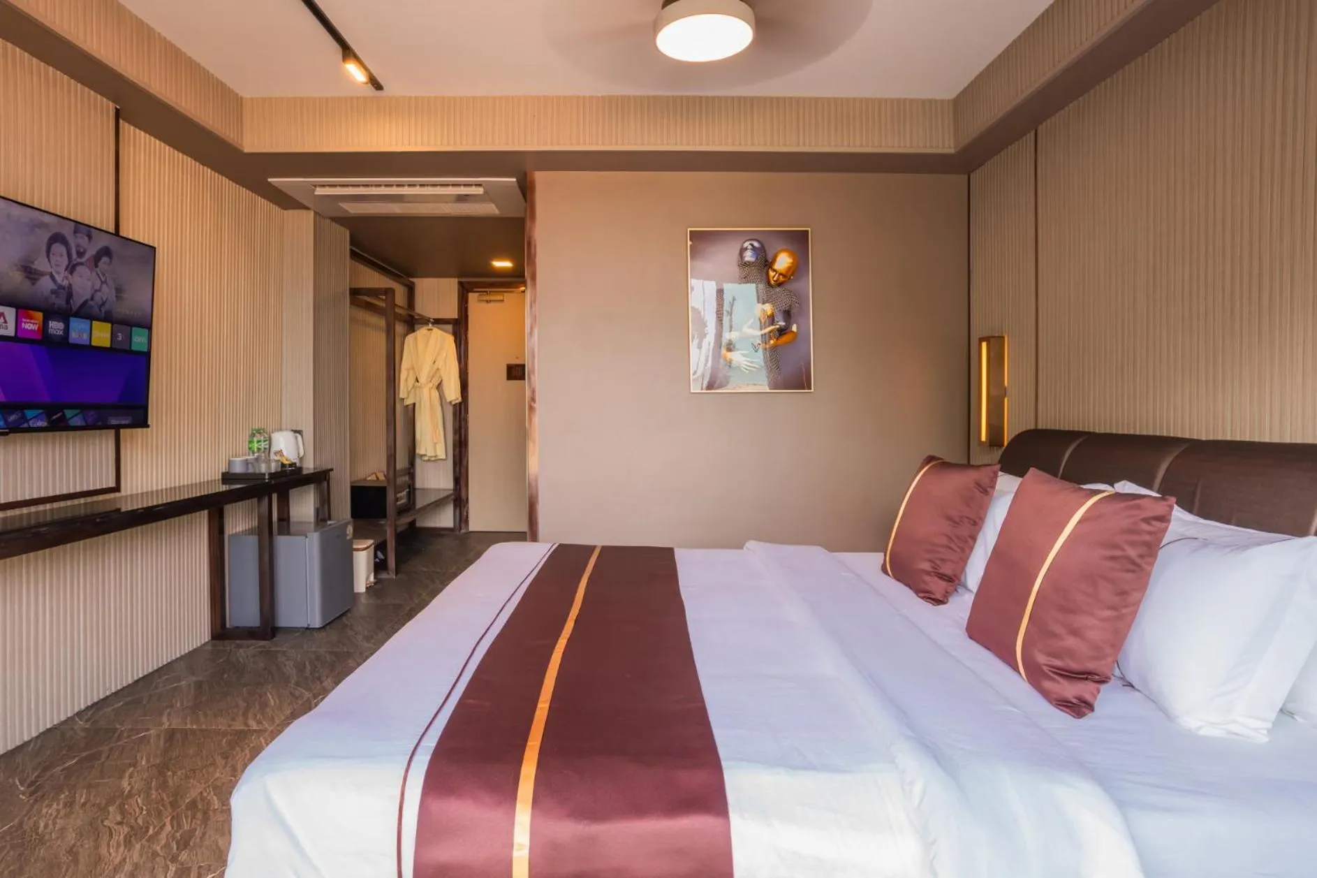 Bedroom, Bed in Syama V Beachfront Resort Ao Nang Krabi, Aspira Collection - Adults Only