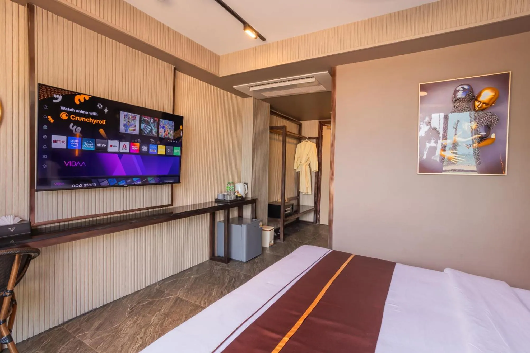TV and multimedia, Bed in Syama V Beachfront Resort Ao Nang Krabi, Aspira Collection - Adults Only