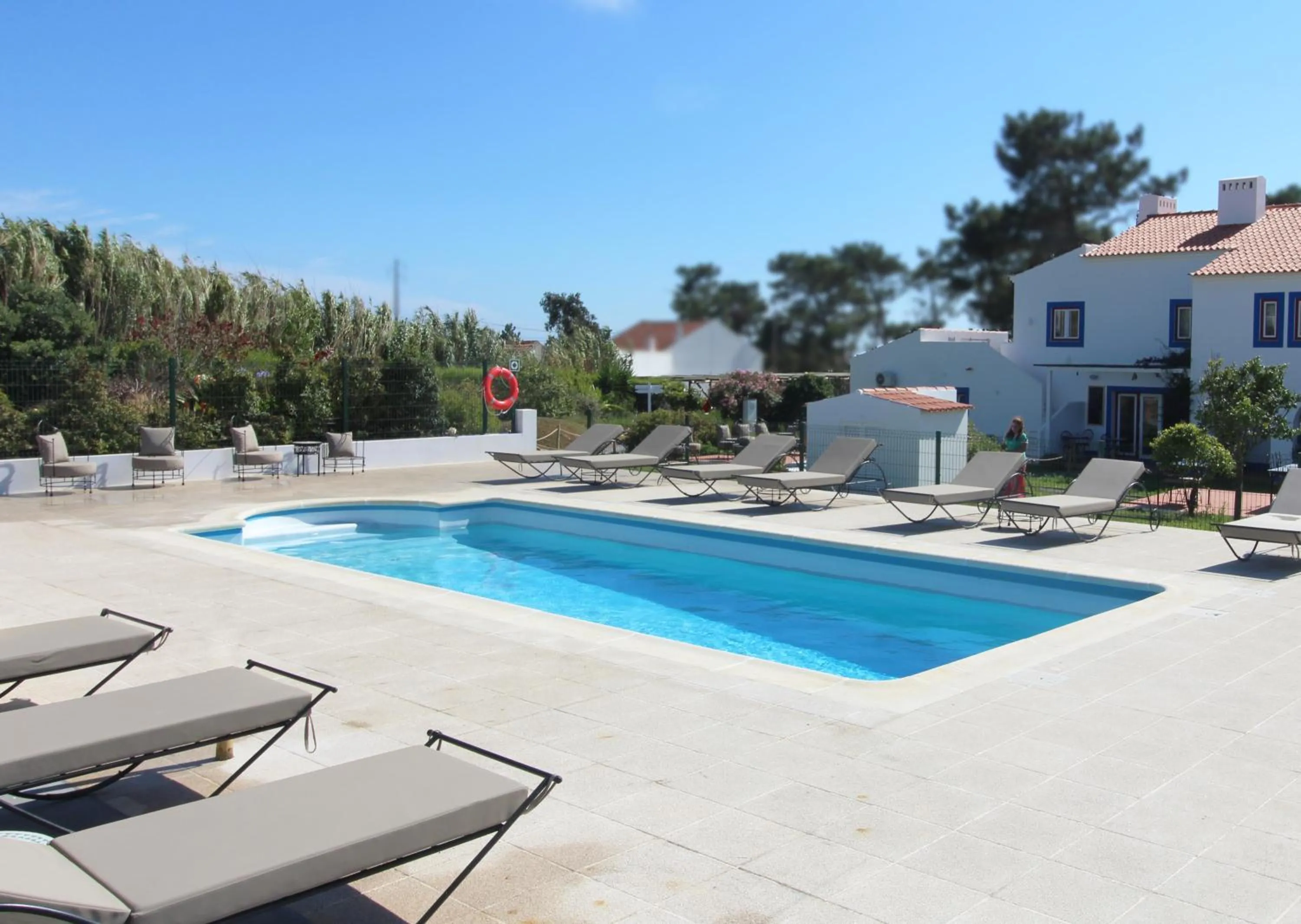 Pool view in Quinta do Canal