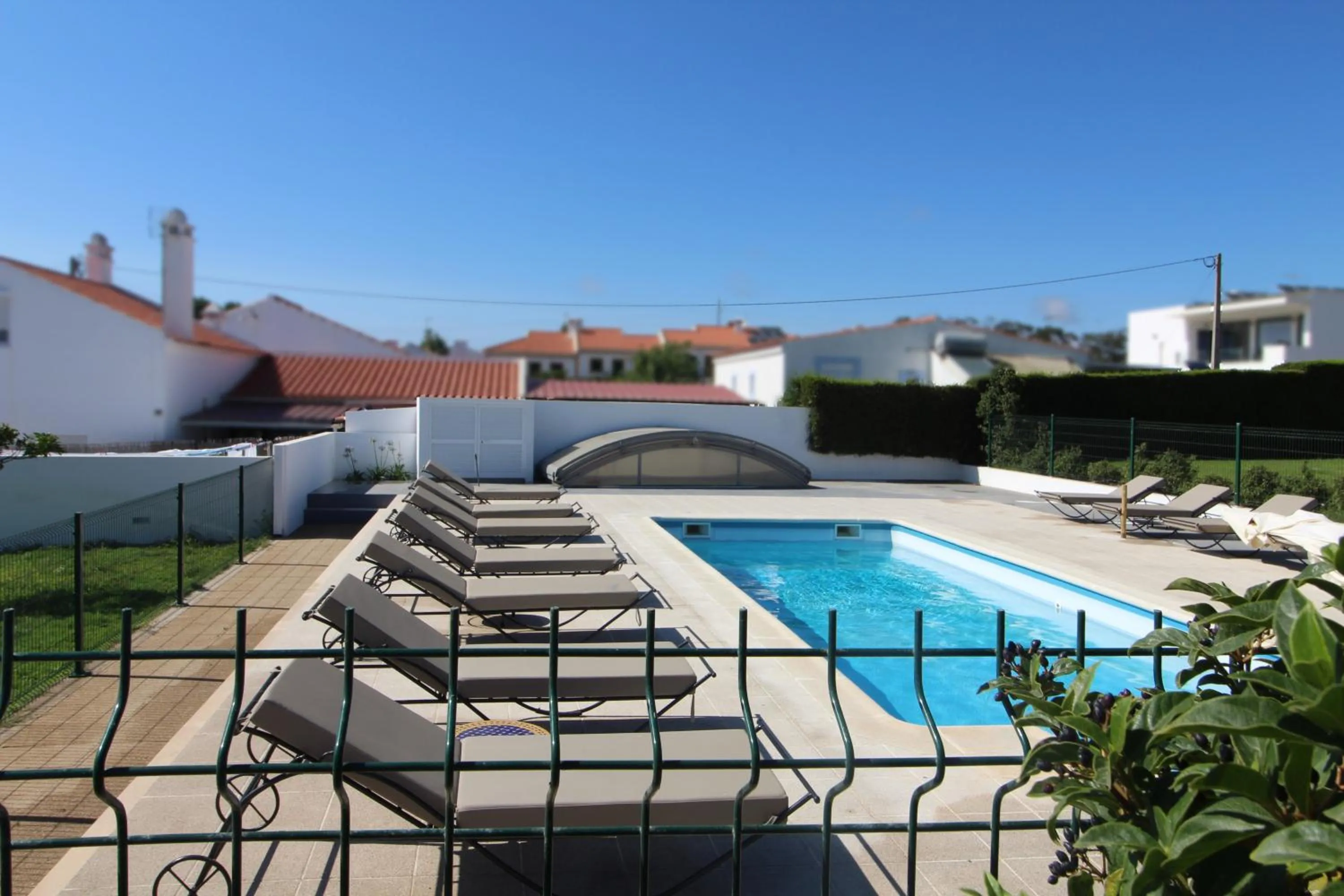 Pool view in Quinta do Canal