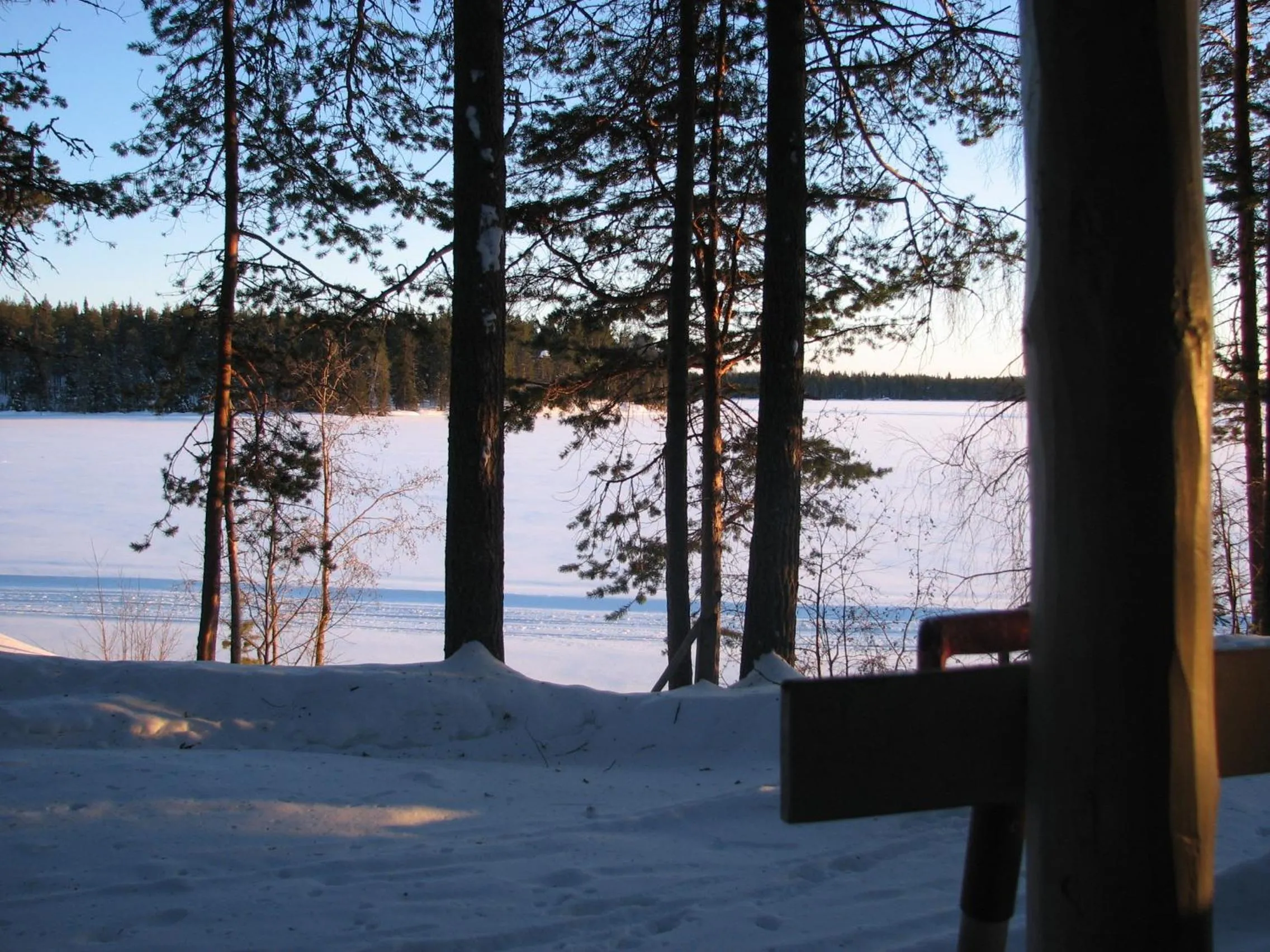 Winter in Ollilan Lomamajat