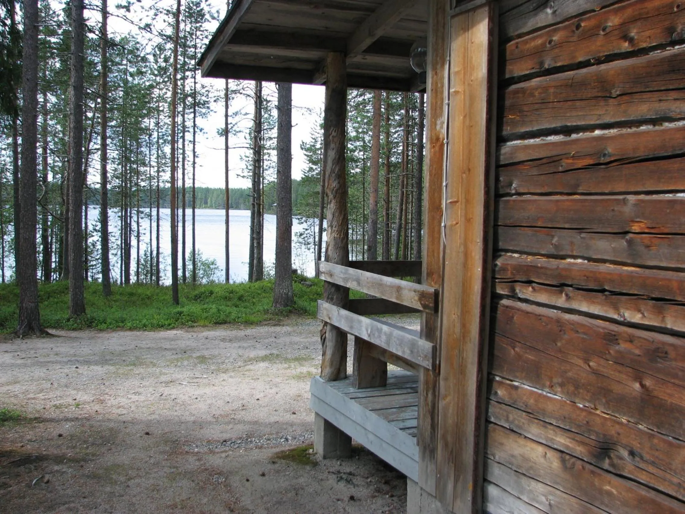 Lake view in Ollilan Lomamajat