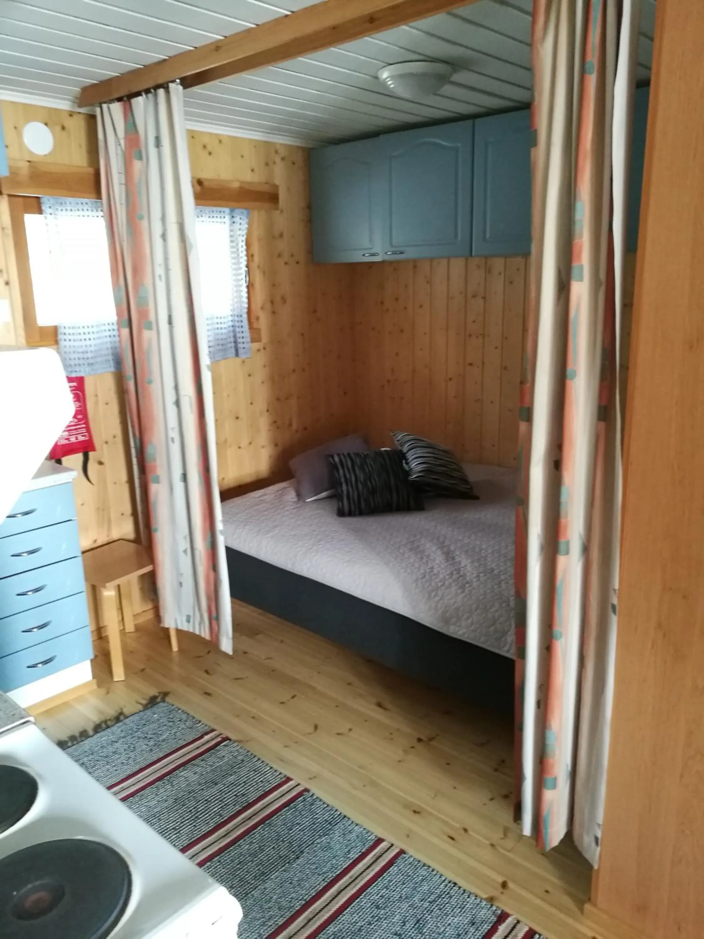 Bed in Ollilan Lomamajat