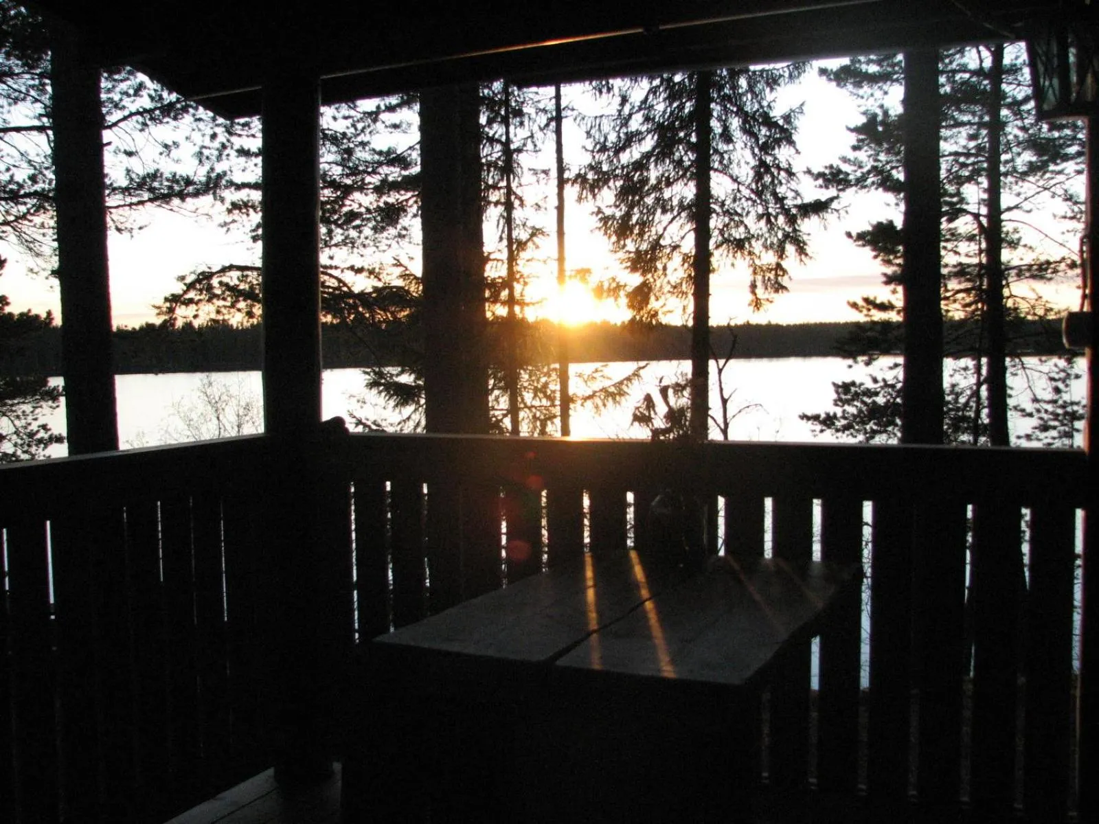 Balcony/Terrace in Ollilan Lomamajat