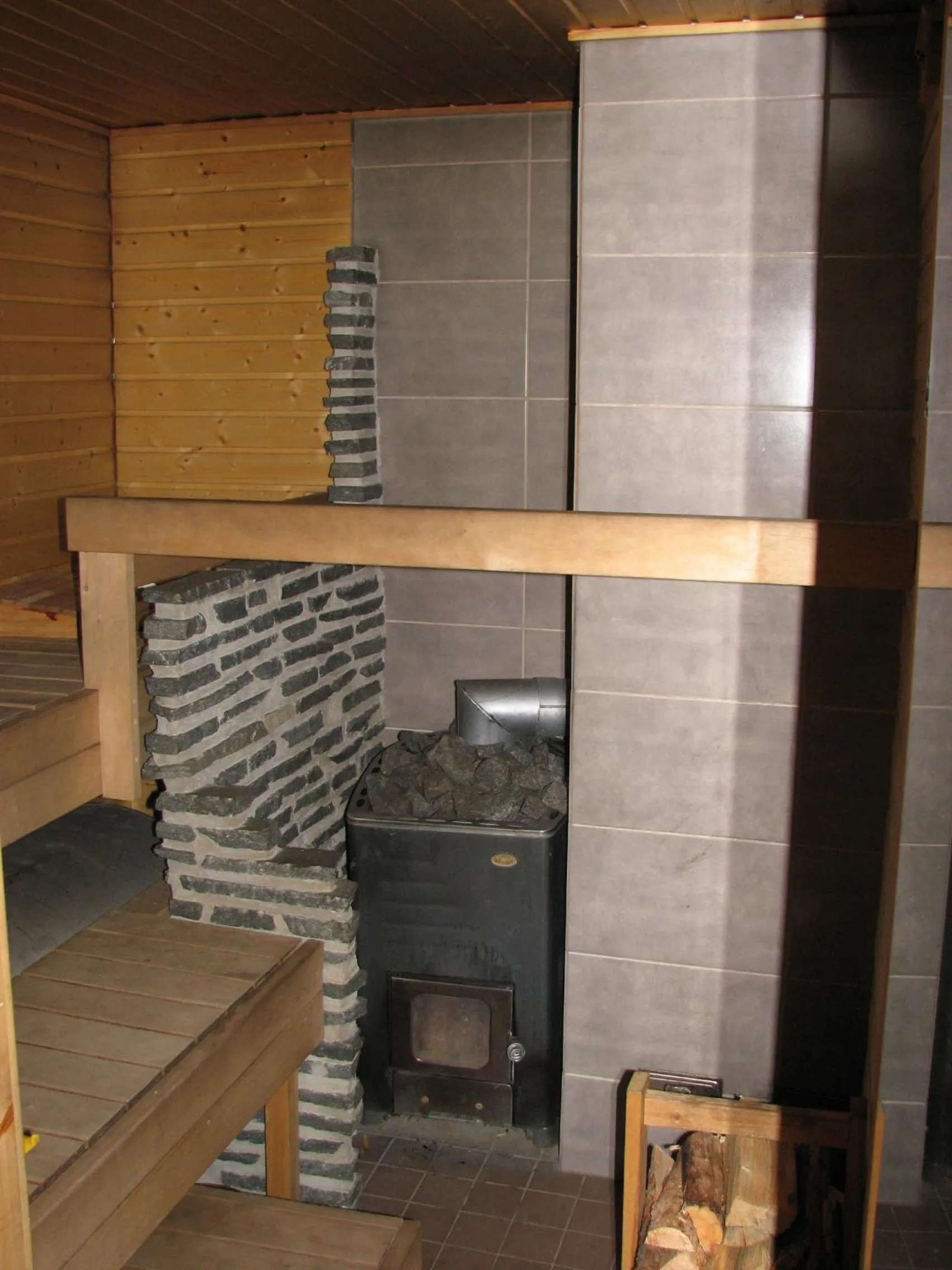 Sauna in Ollilan Lomamajat