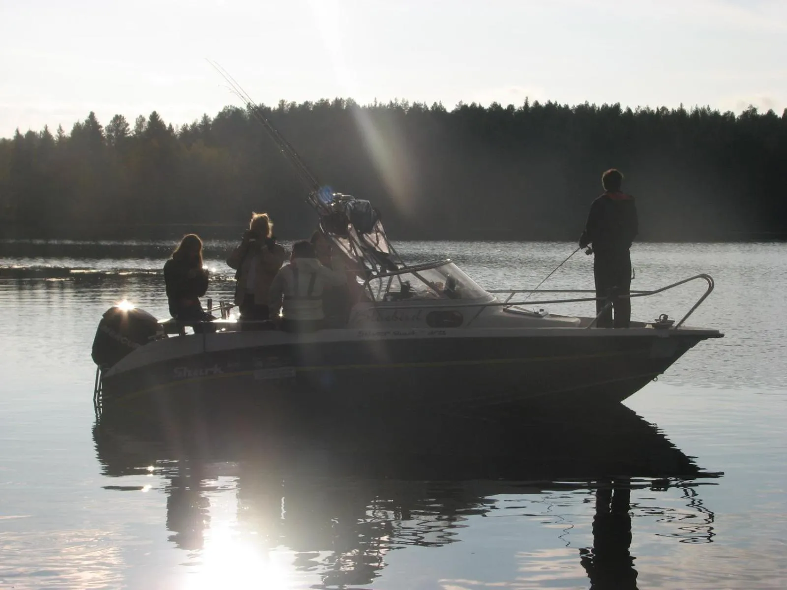 Fishing in Ollilan Lomamajat