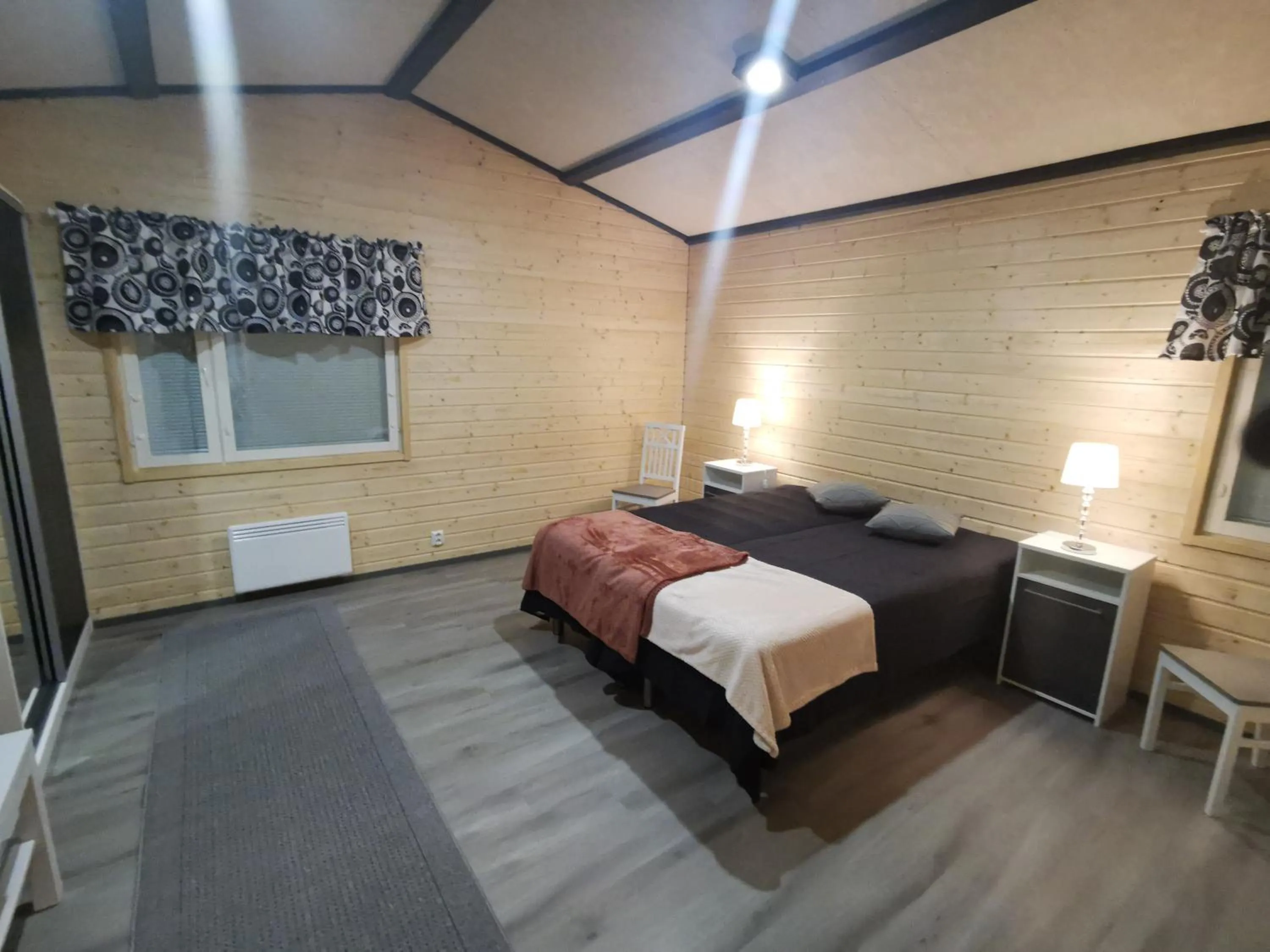 Bedroom, Bed in Ollilan Lomamajat