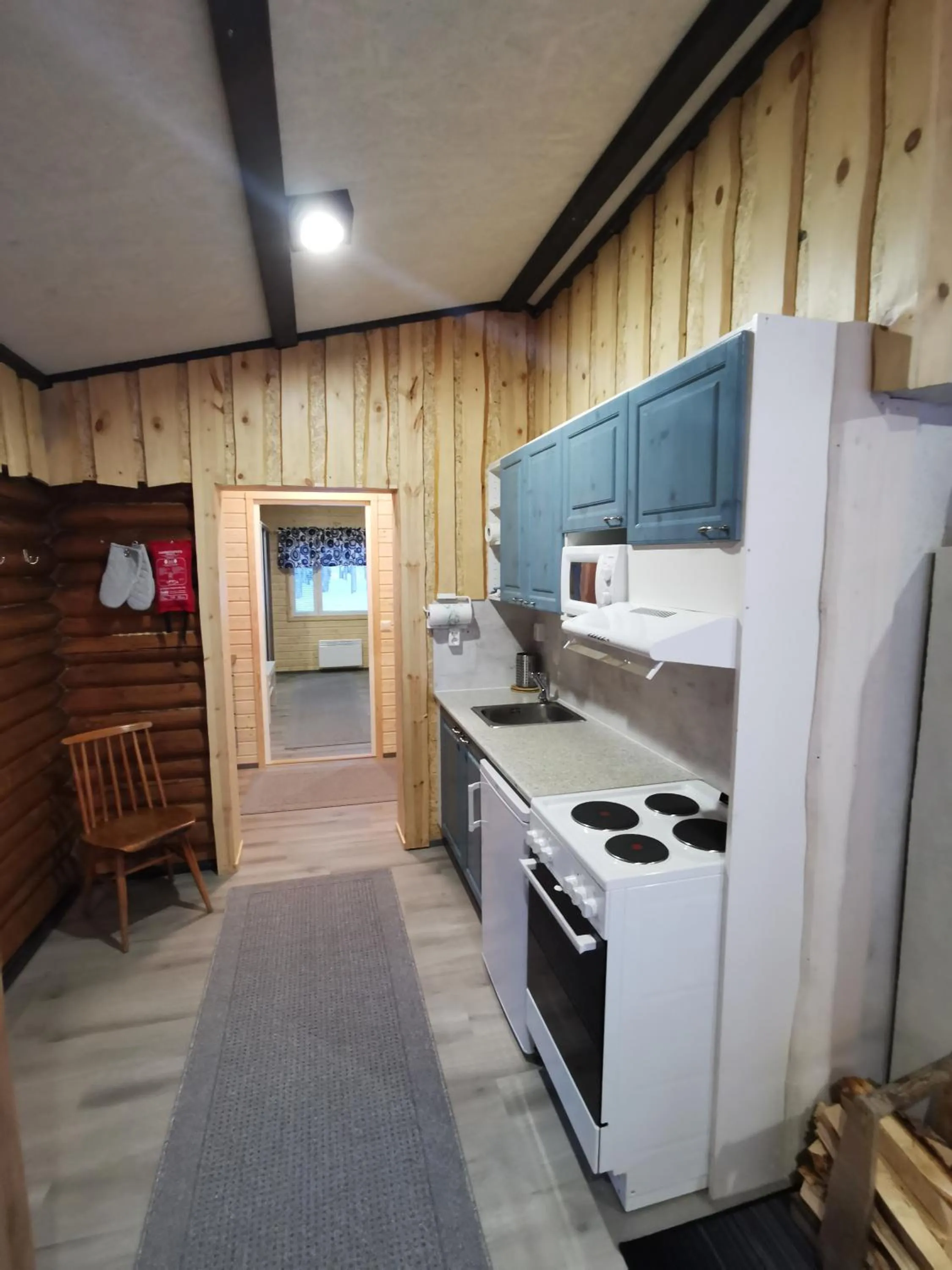 kitchen in Ollilan Lomamajat