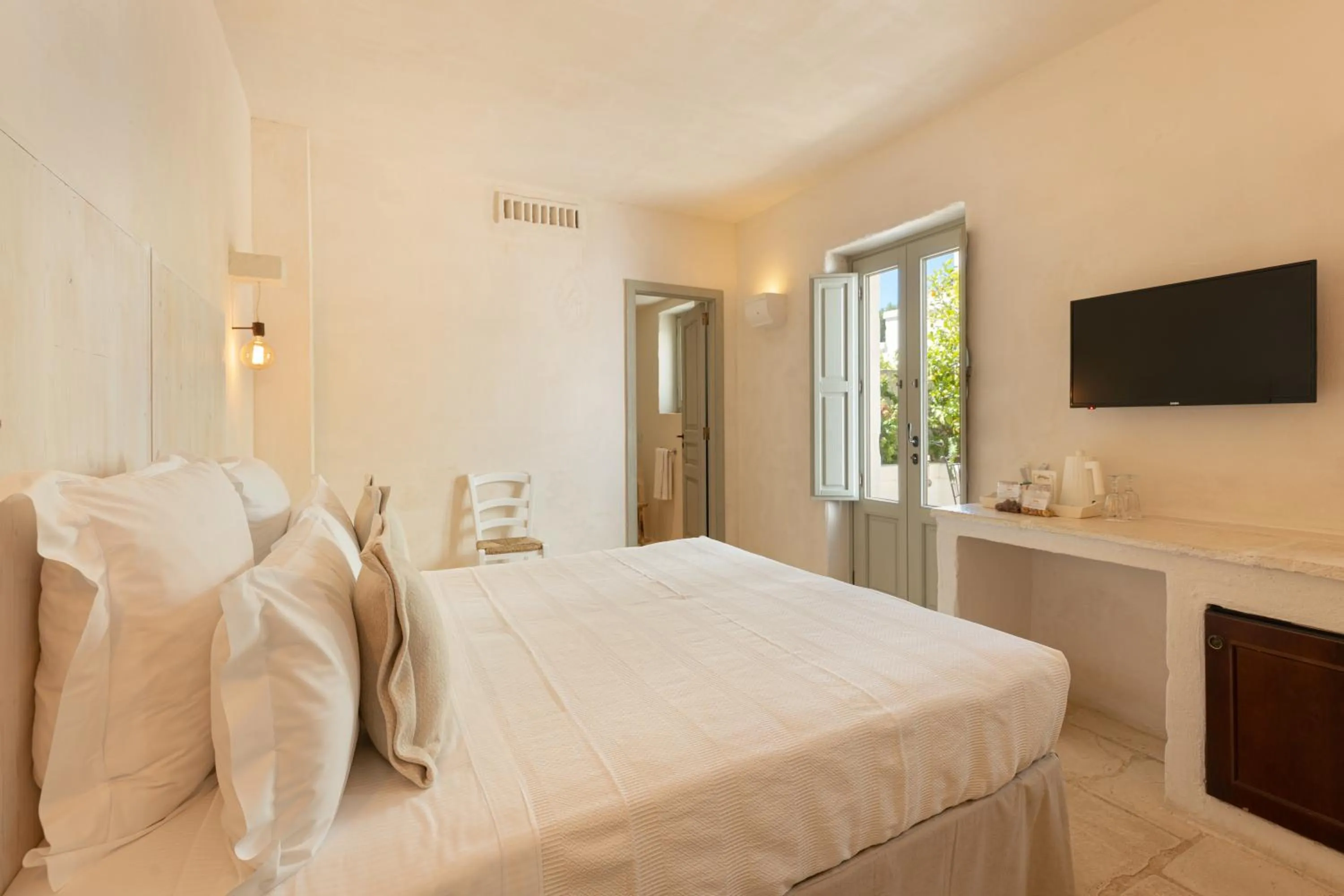 Bed in Masseria Le Carrube