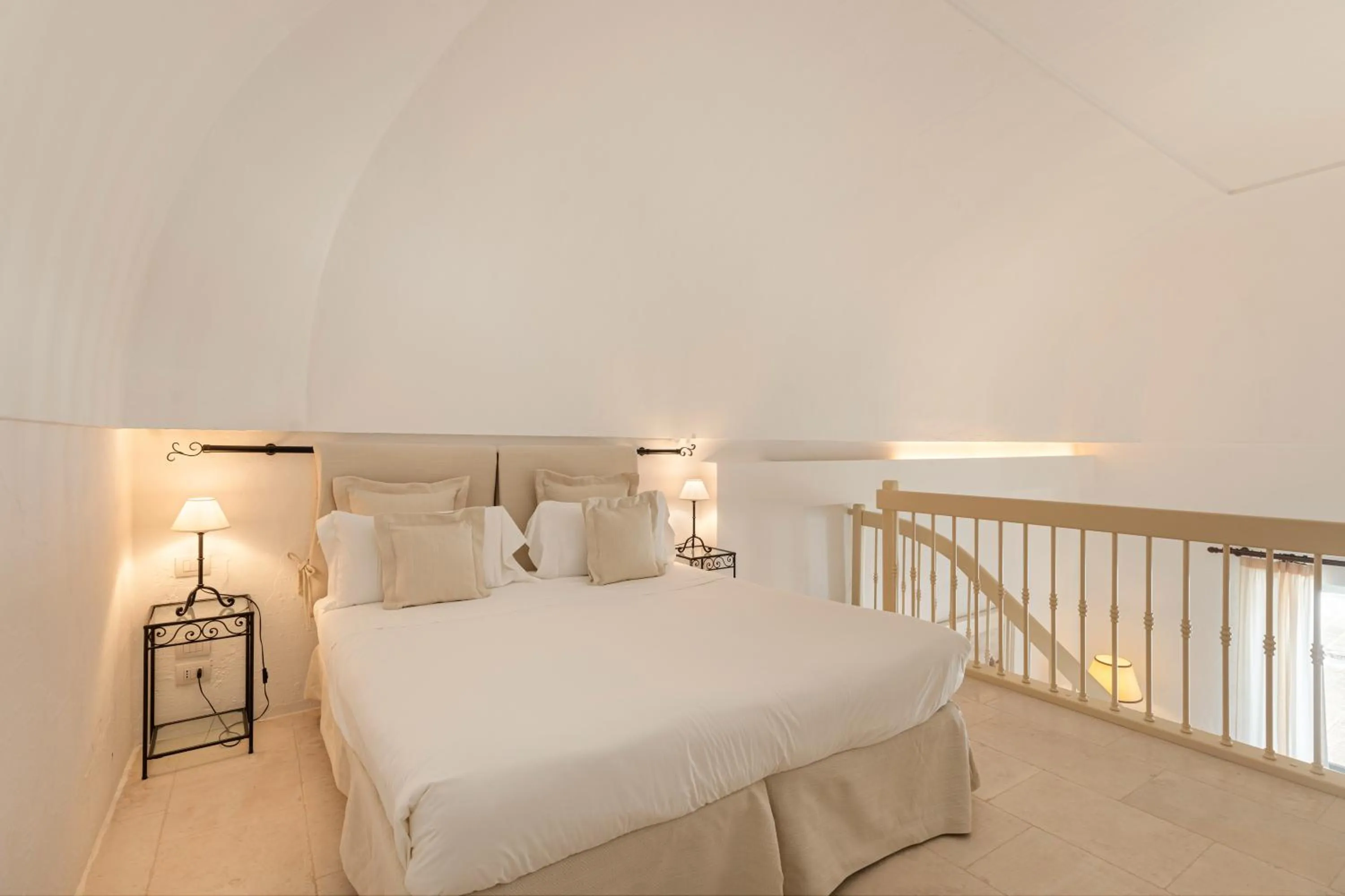Bed in Masseria Le Carrube
