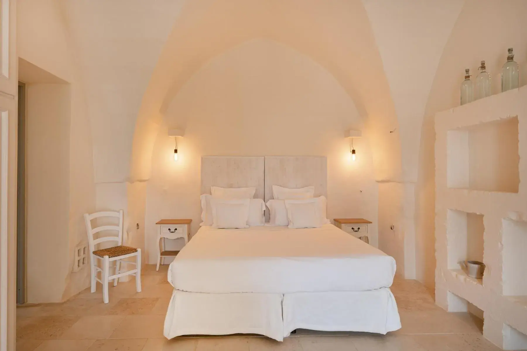 Bed in Masseria Le Carrube Bed in Masseria Le Carrube