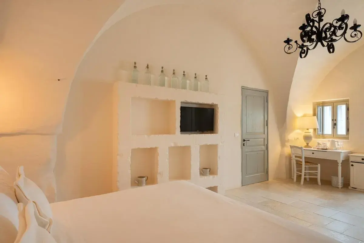 Bed in Masseria Le Carrube Bed in Masseria Le Carrube