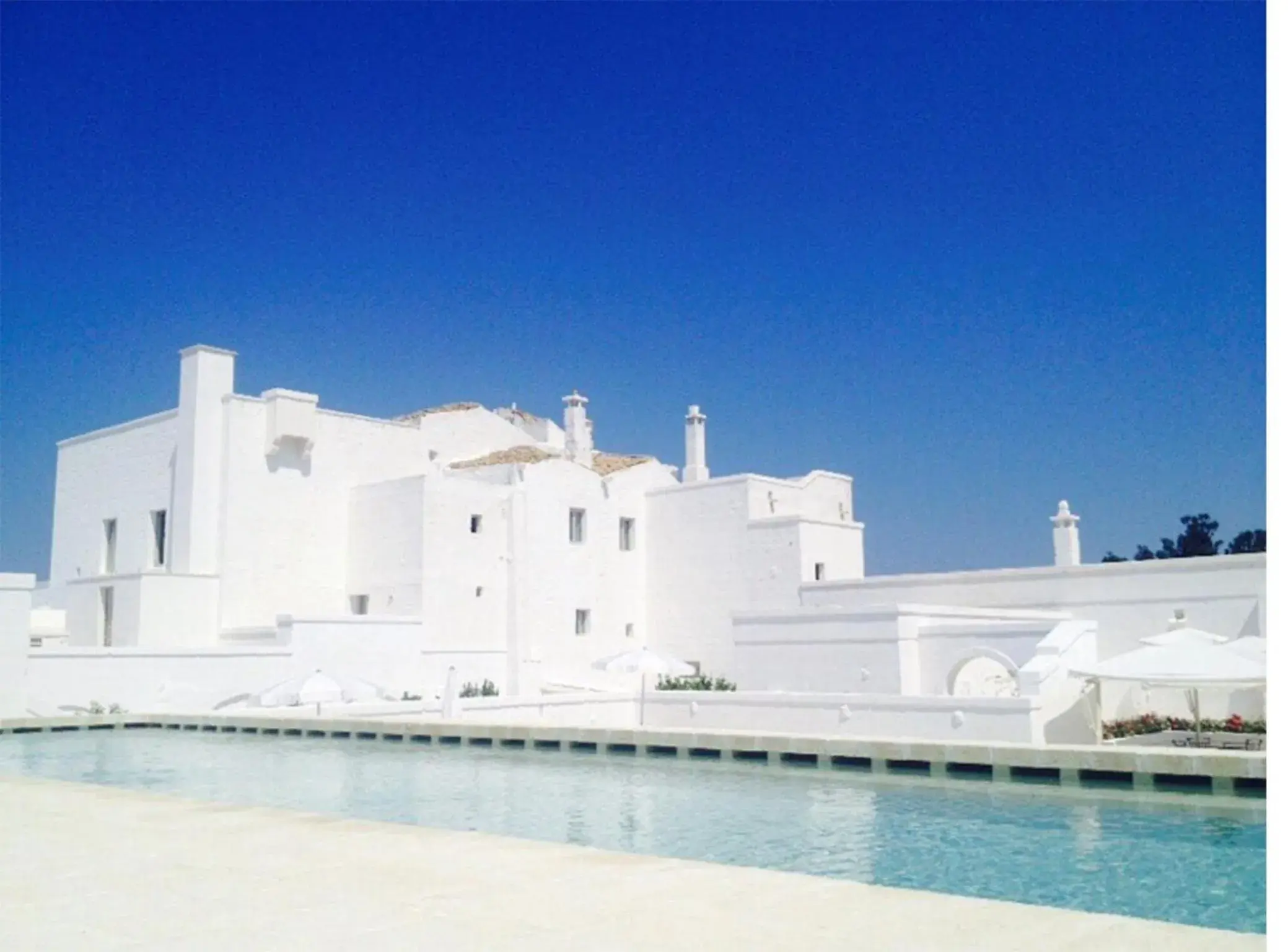 Swimming pool in Masseria Le Carrube Swimming pool in Masseria Le Carrube