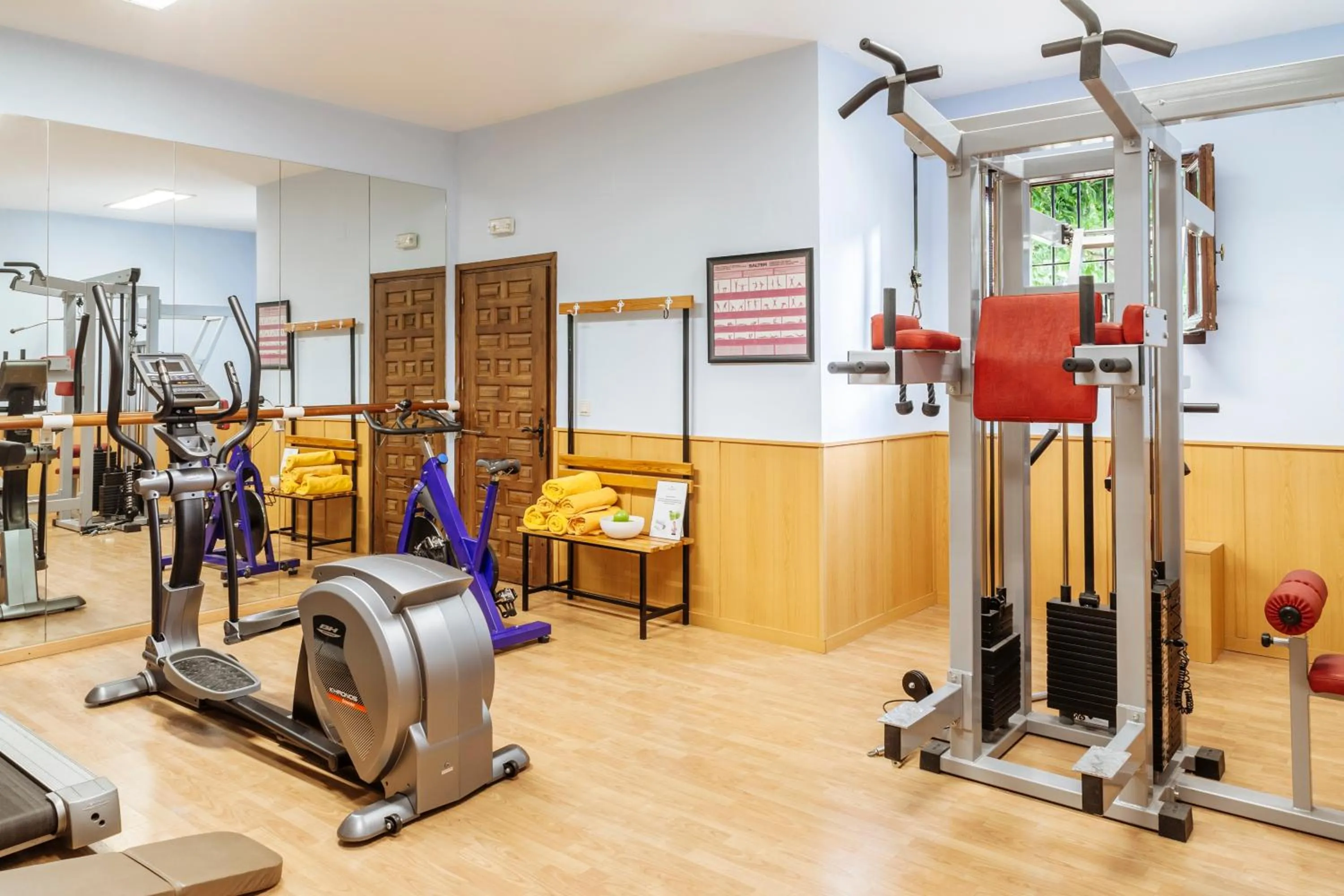 Fitness centre/facilities in Parador de Mérida
