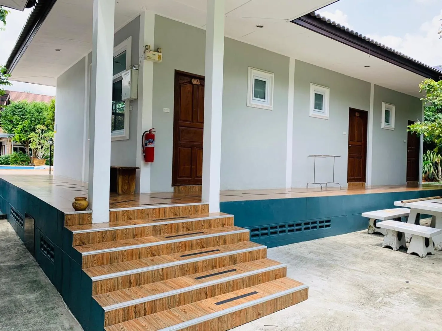 Facade/entrance in Baan Suan Khun Yaiy