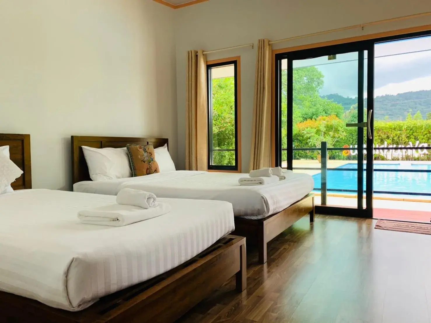 Photo of the whole room, Bed in Baan Suan Khun Yaiy Photo of the whole room, Bed in Baan Suan Khun Yaiy