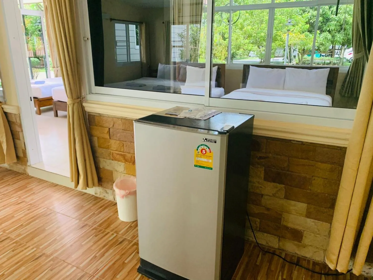 Communal kitchen in Baan Suan Khun Yaiy