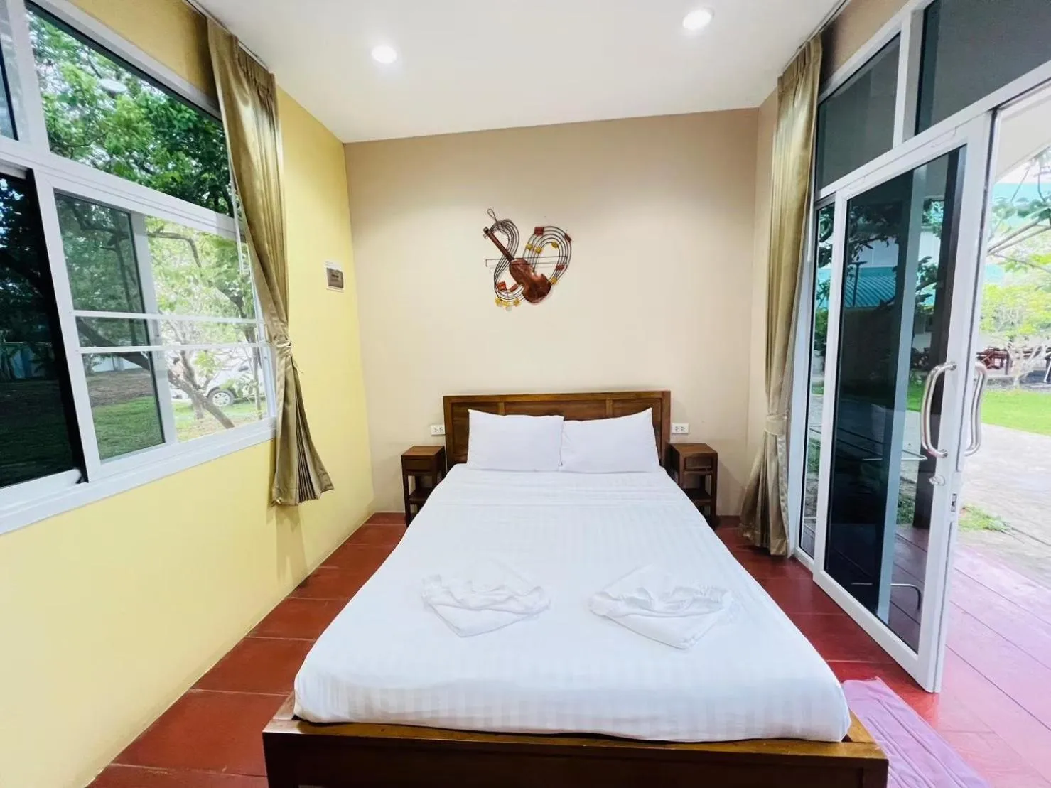 Bedroom, Bed in Baan Suan Khun Yaiy