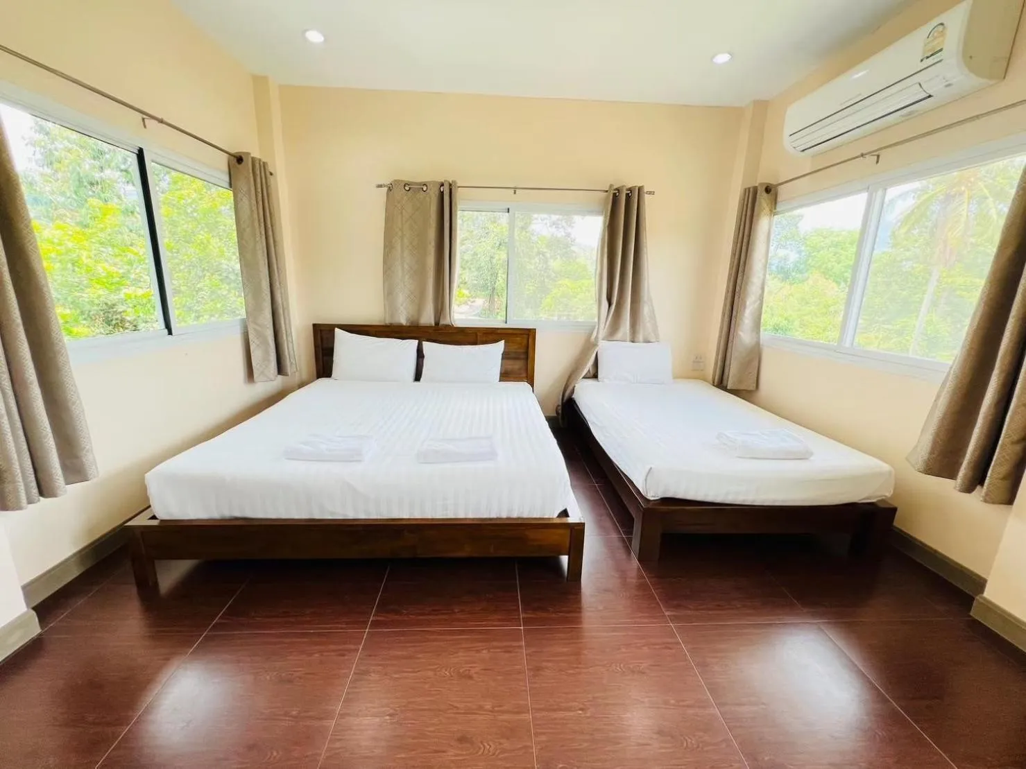 Bedroom, Bed in Baan Suan Khun Yaiy