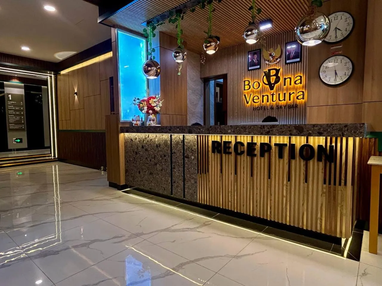 Lobby or reception in Bona Ventura Hotel & Skybar