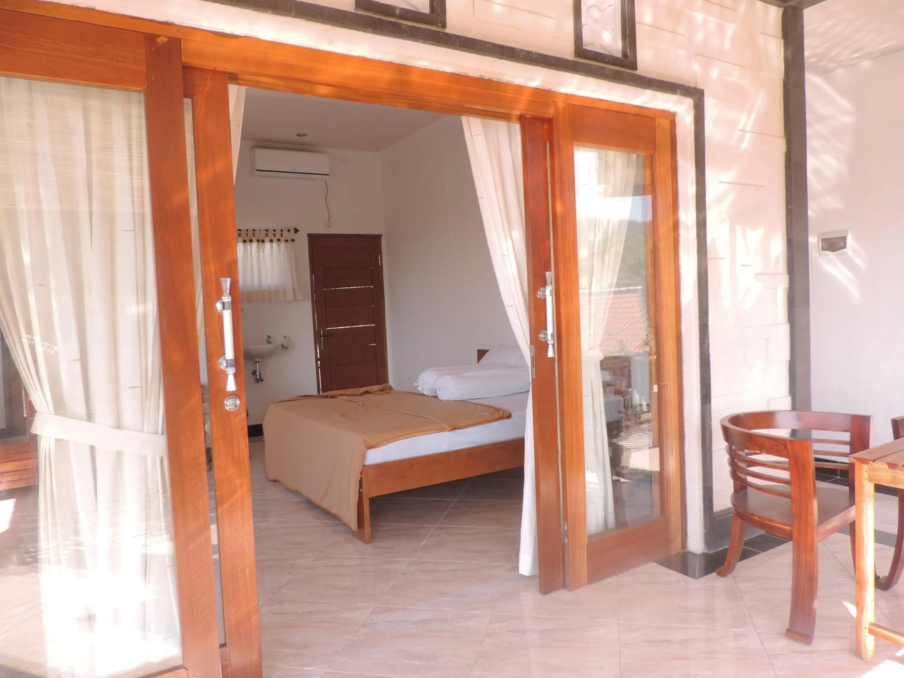 Decorative detail, Bed in Pakel's Bali Villas