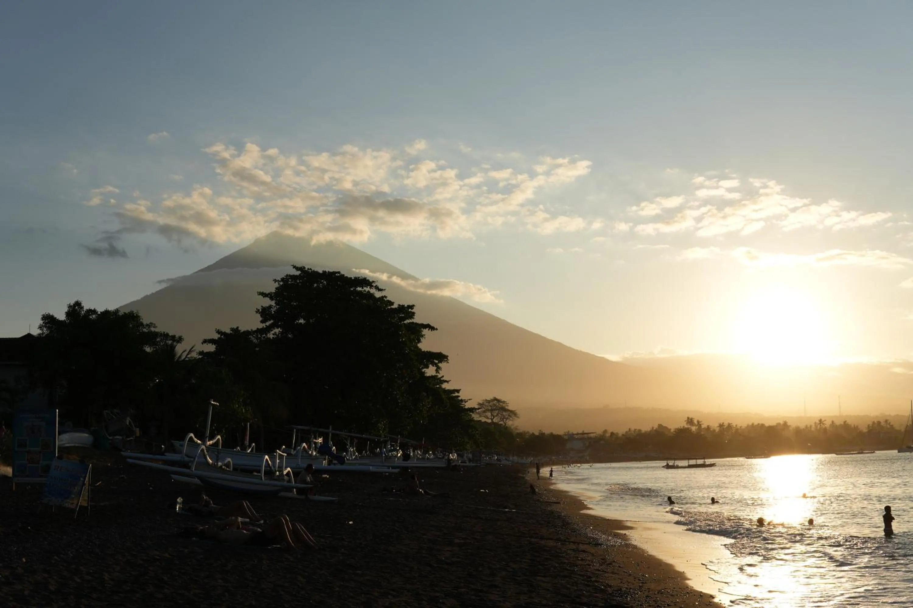 Sunset in Pakel's Bali Villas