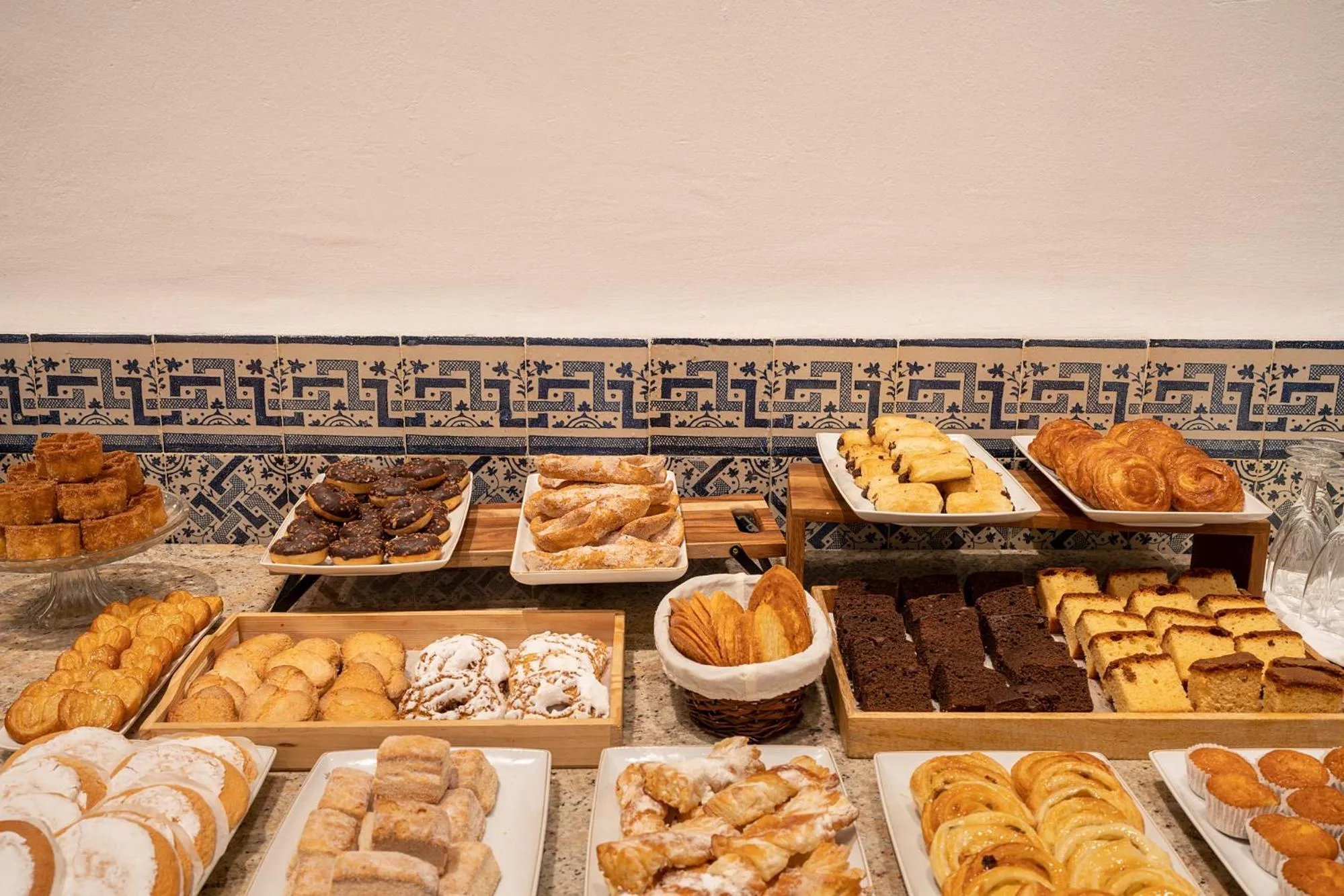 Buffet breakfast in Parador de Almagro
