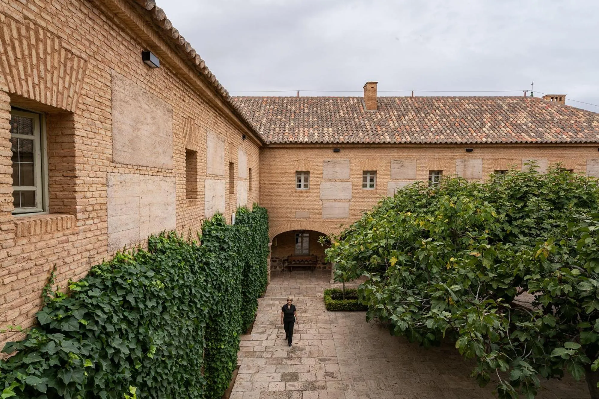 Inner courtyard view in Parador de Almagro