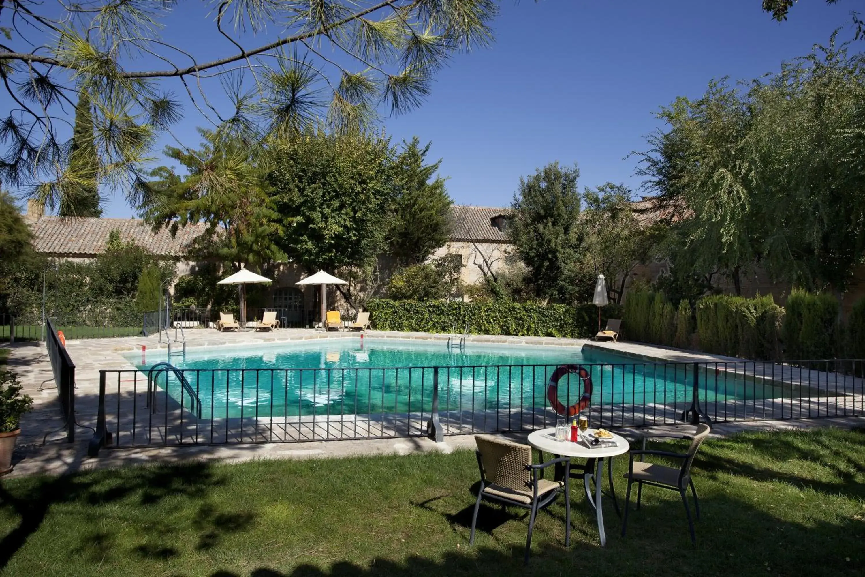 Pool view in Parador de Almagro Pool view in Parador de Almagro