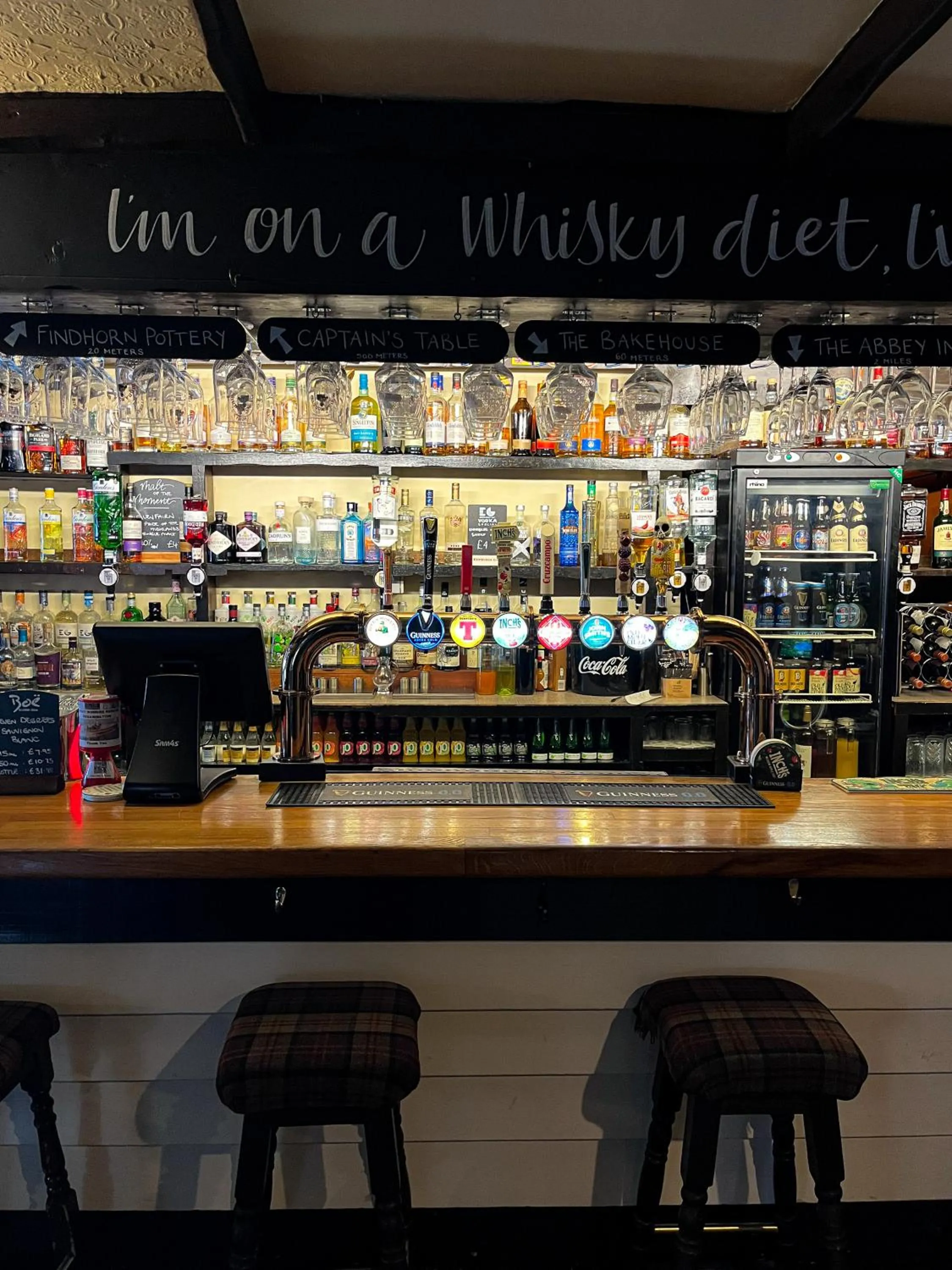 Drinks in Crown and Anchor Inn