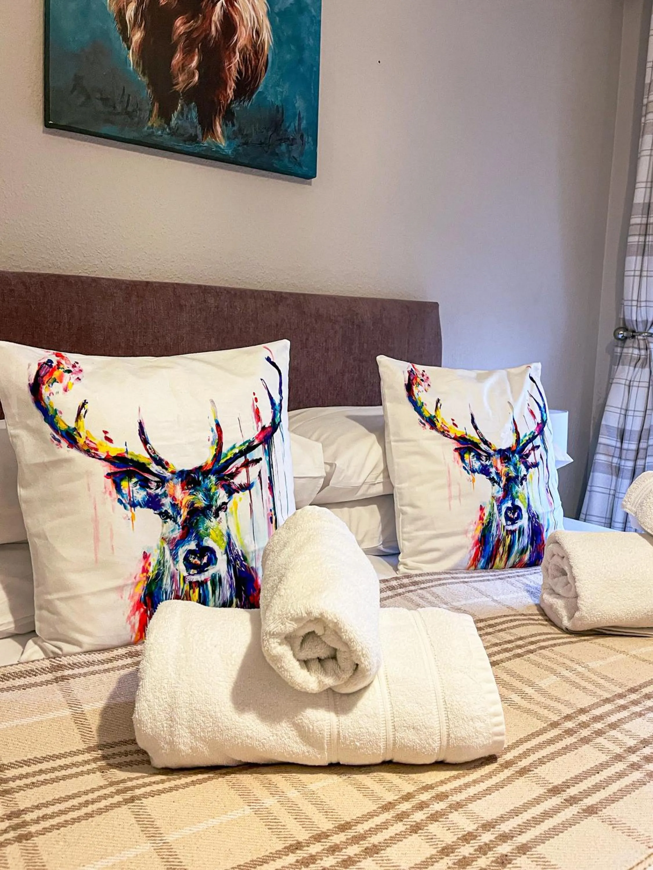 Bed in Crown and Anchor Inn