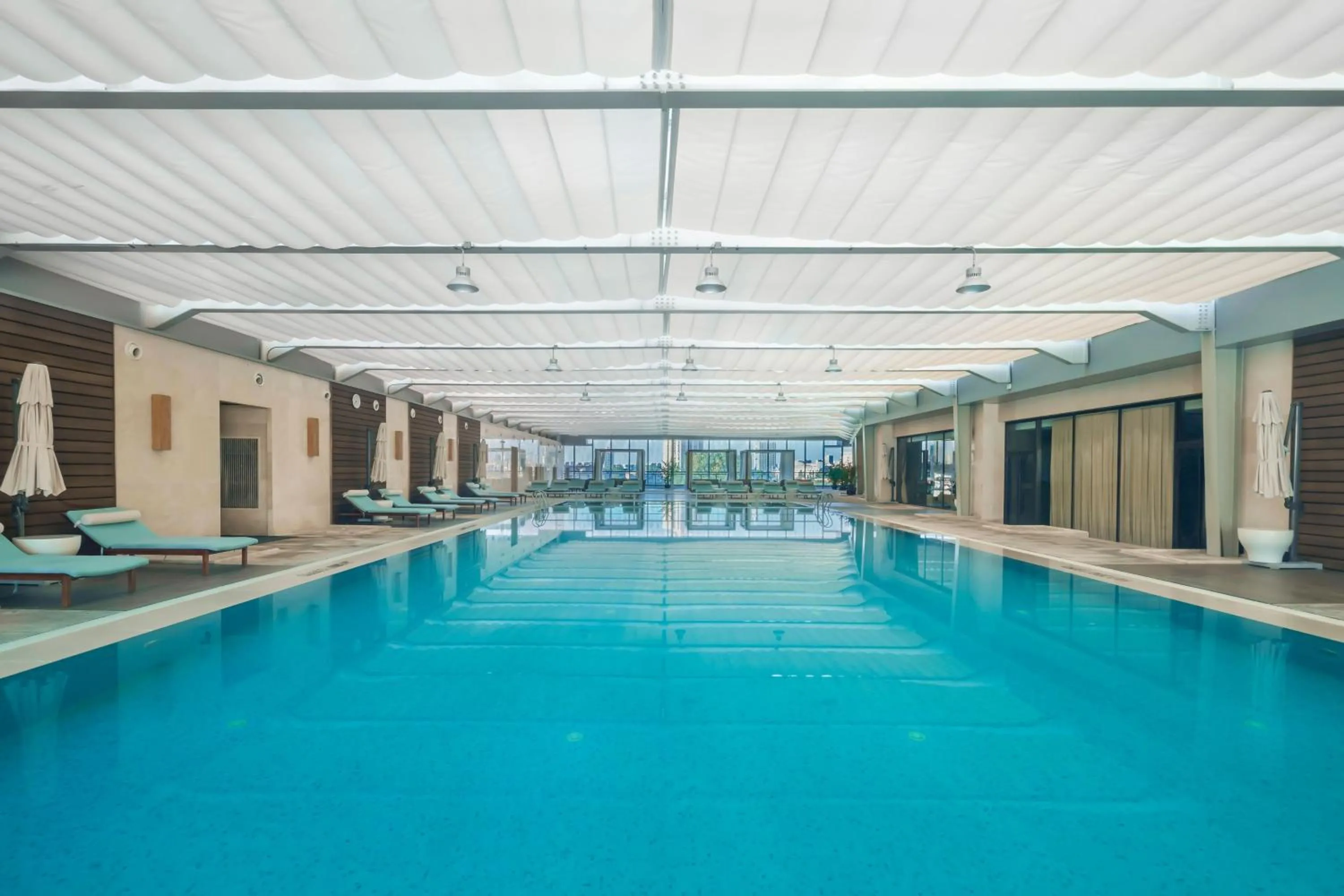 Swimming pool in Sheraton Shanghai Jiading Hotel