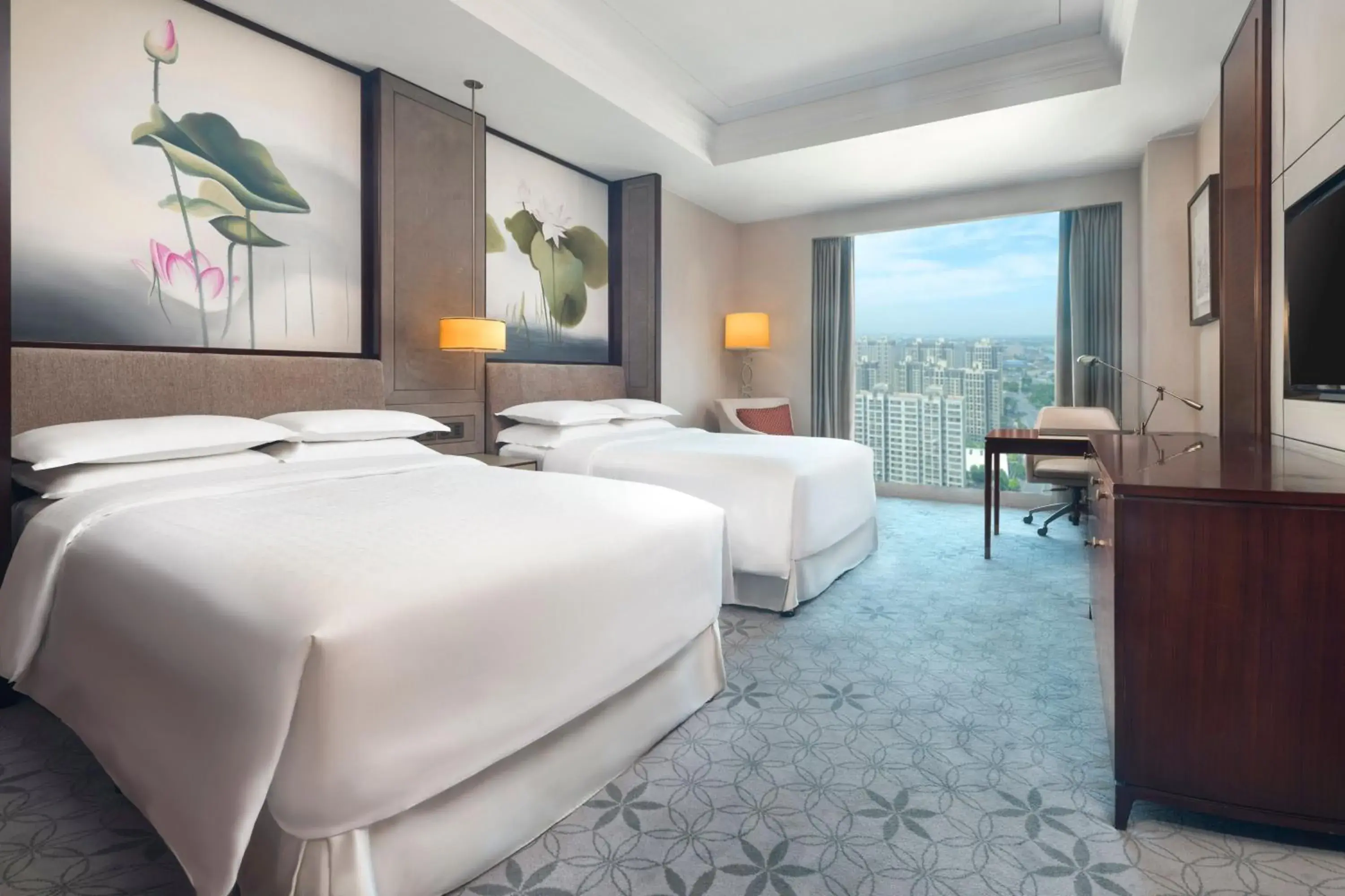 Photo of the whole room, Bed in Sheraton Shanghai Jiading Hotel Photo of the whole room, Bed in Sheraton Shanghai Jiading Hotel