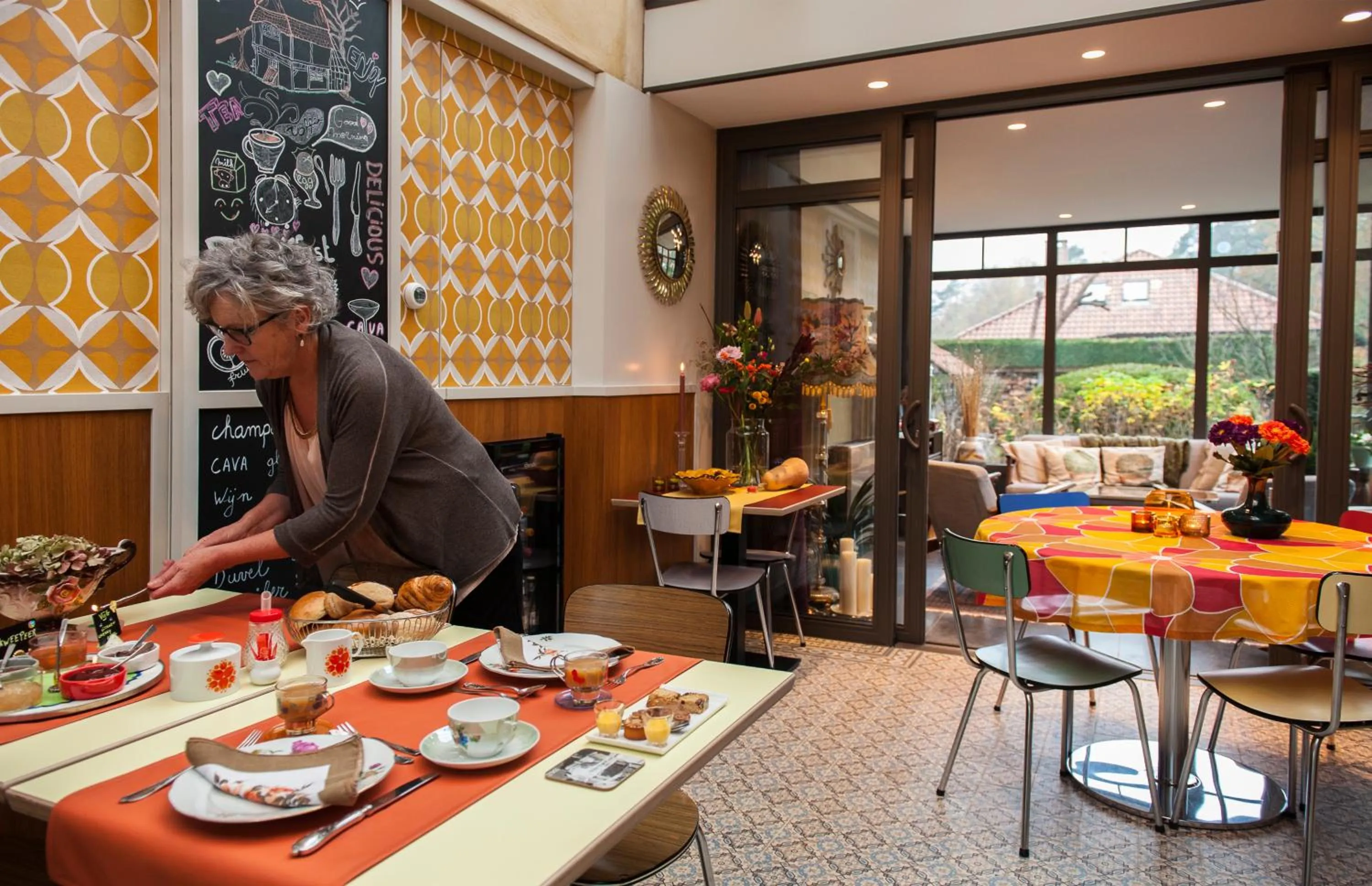 Food and drinks in B&B Tspijker