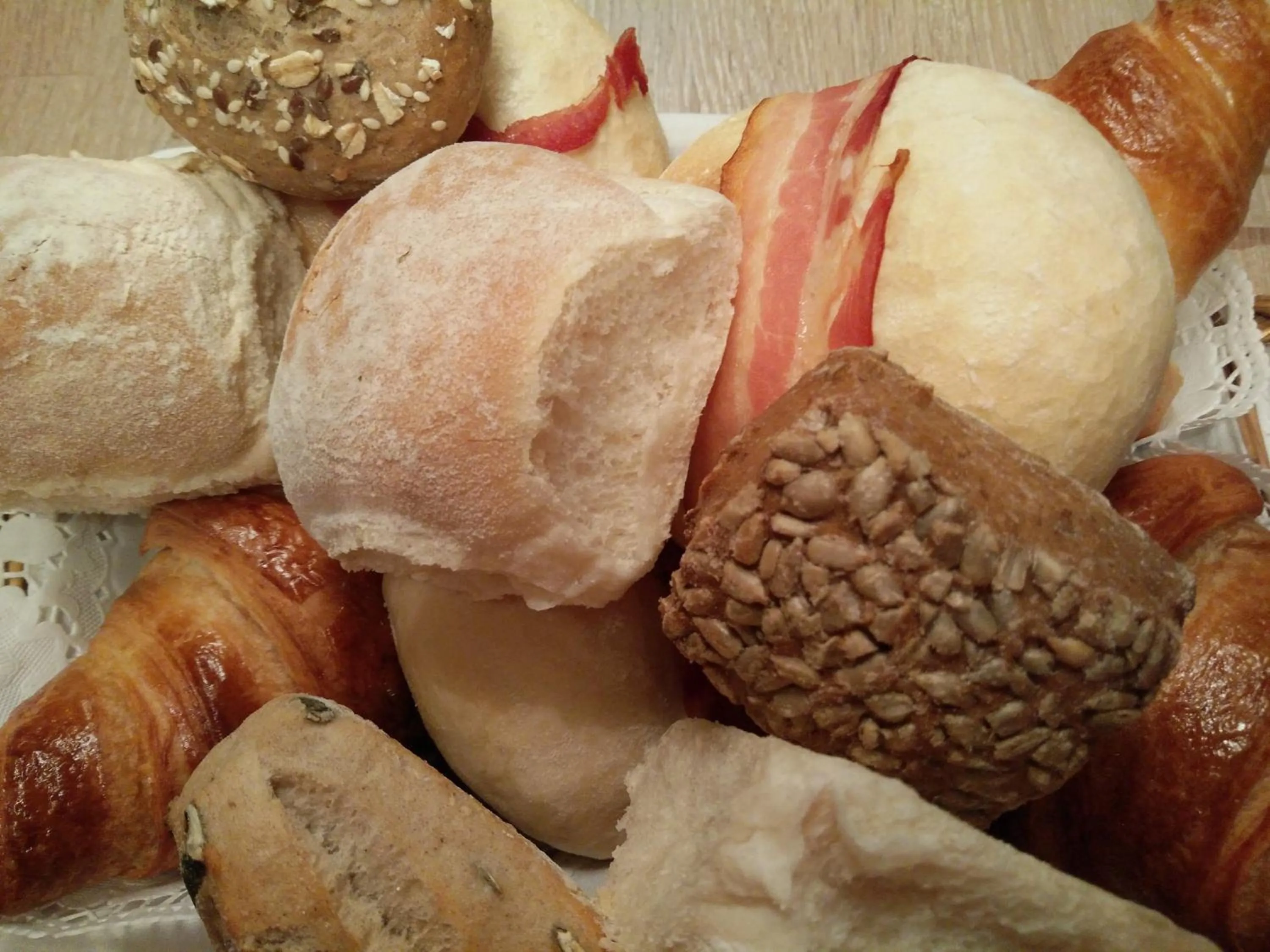 Food close-up in B&B Tspijker