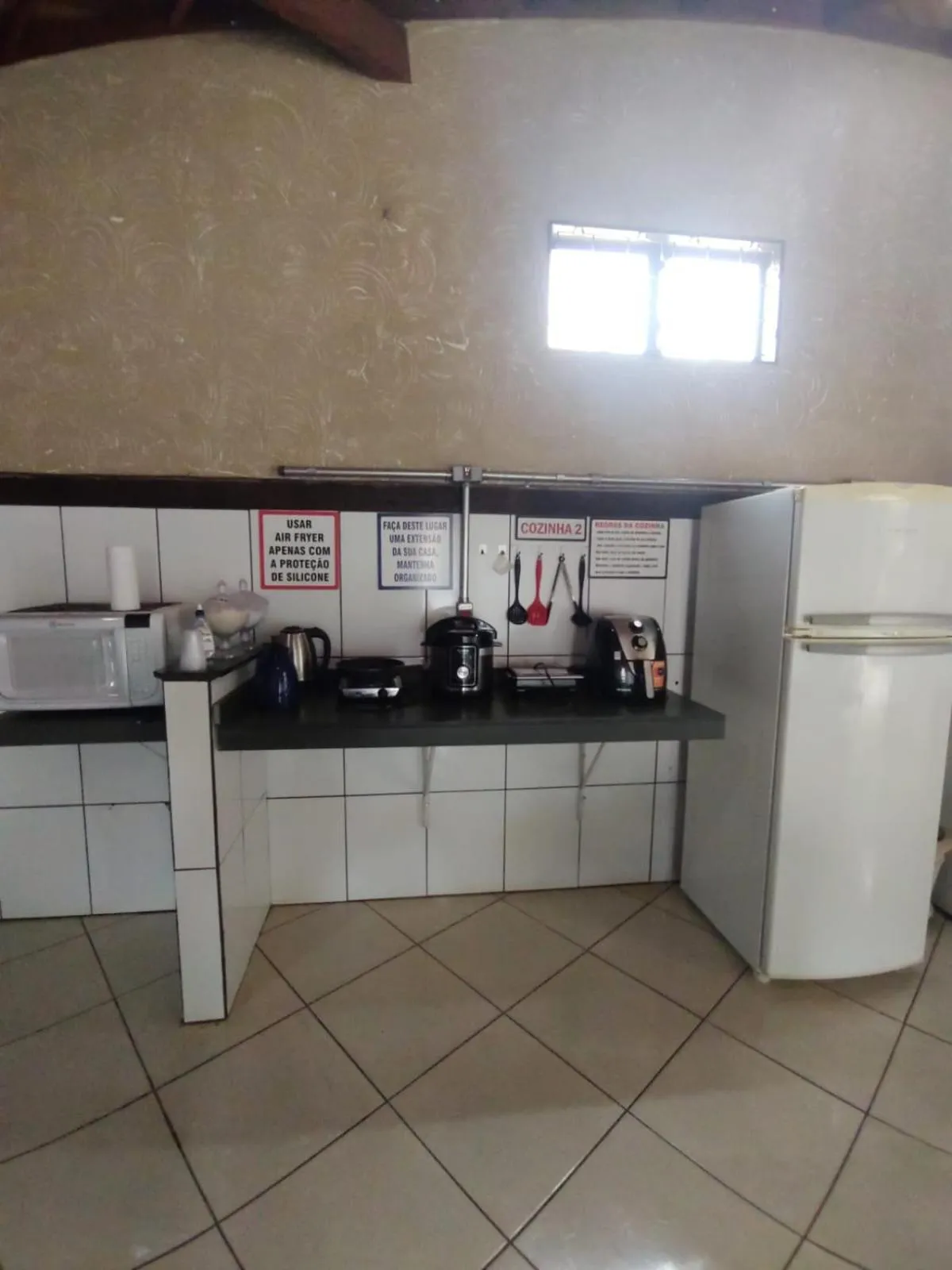 kitchen in Pousada Recanto da Morada