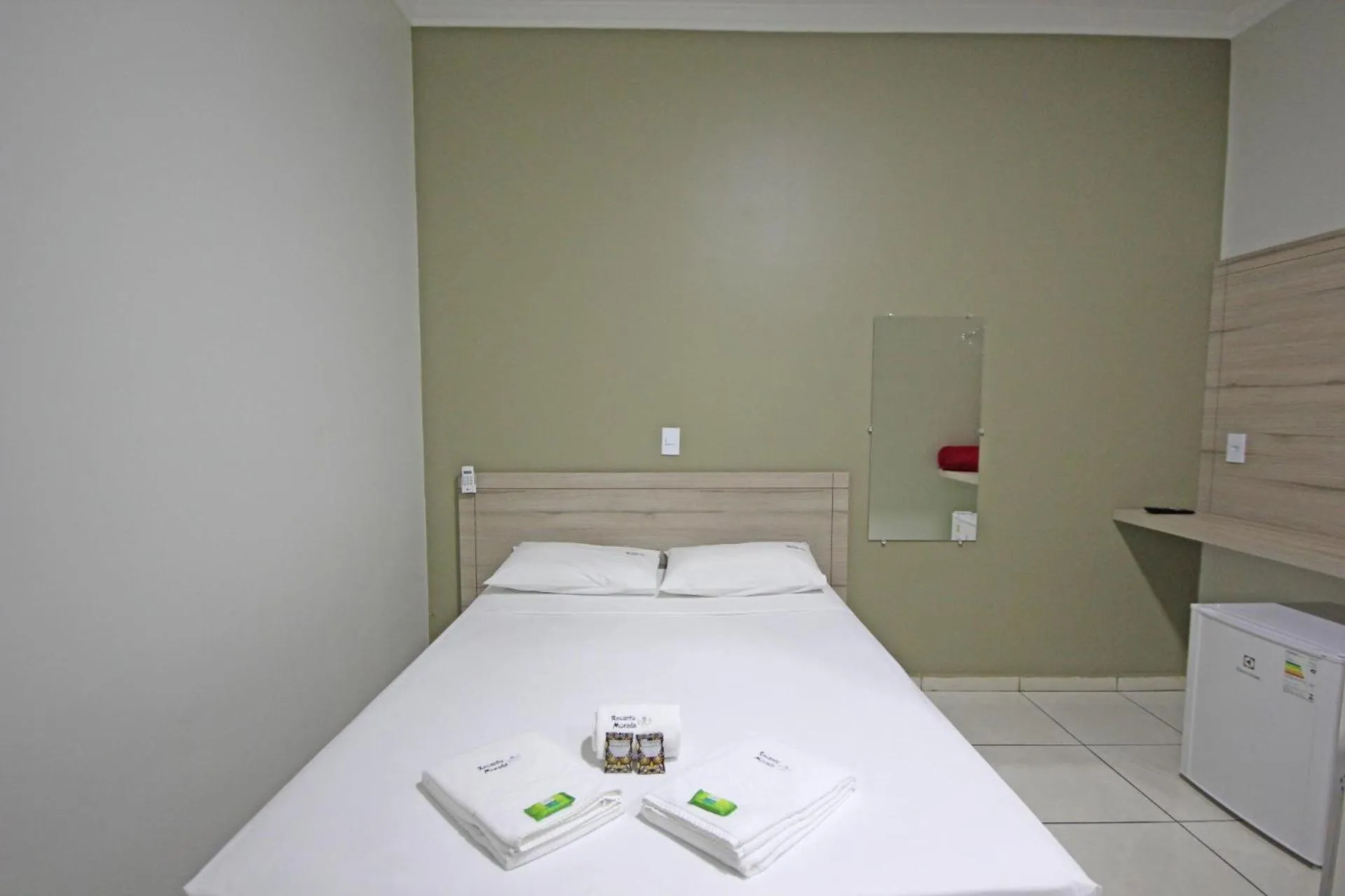 Bed in Pousada Recanto da Morada