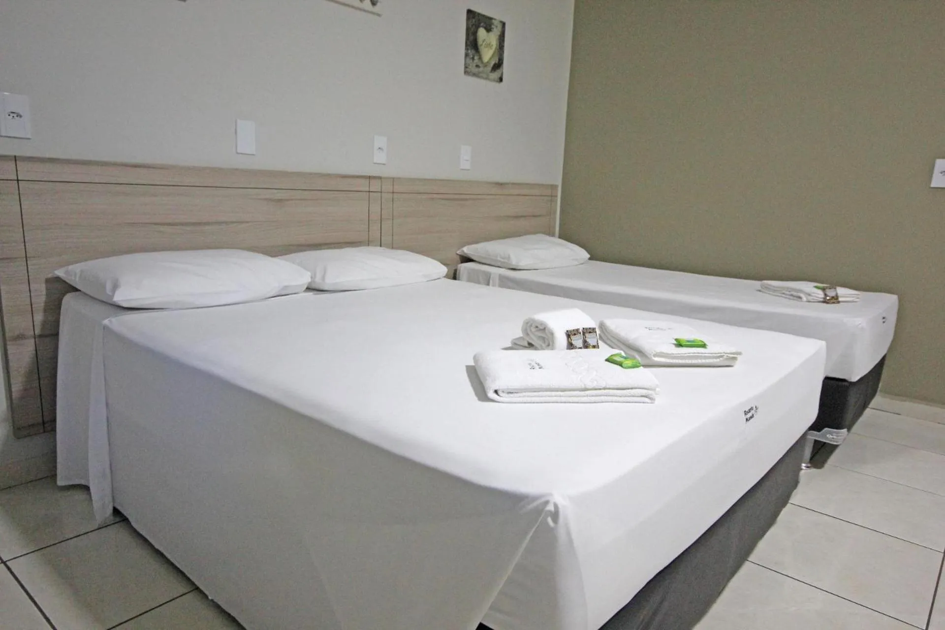 Bed in Pousada Recanto da Morada