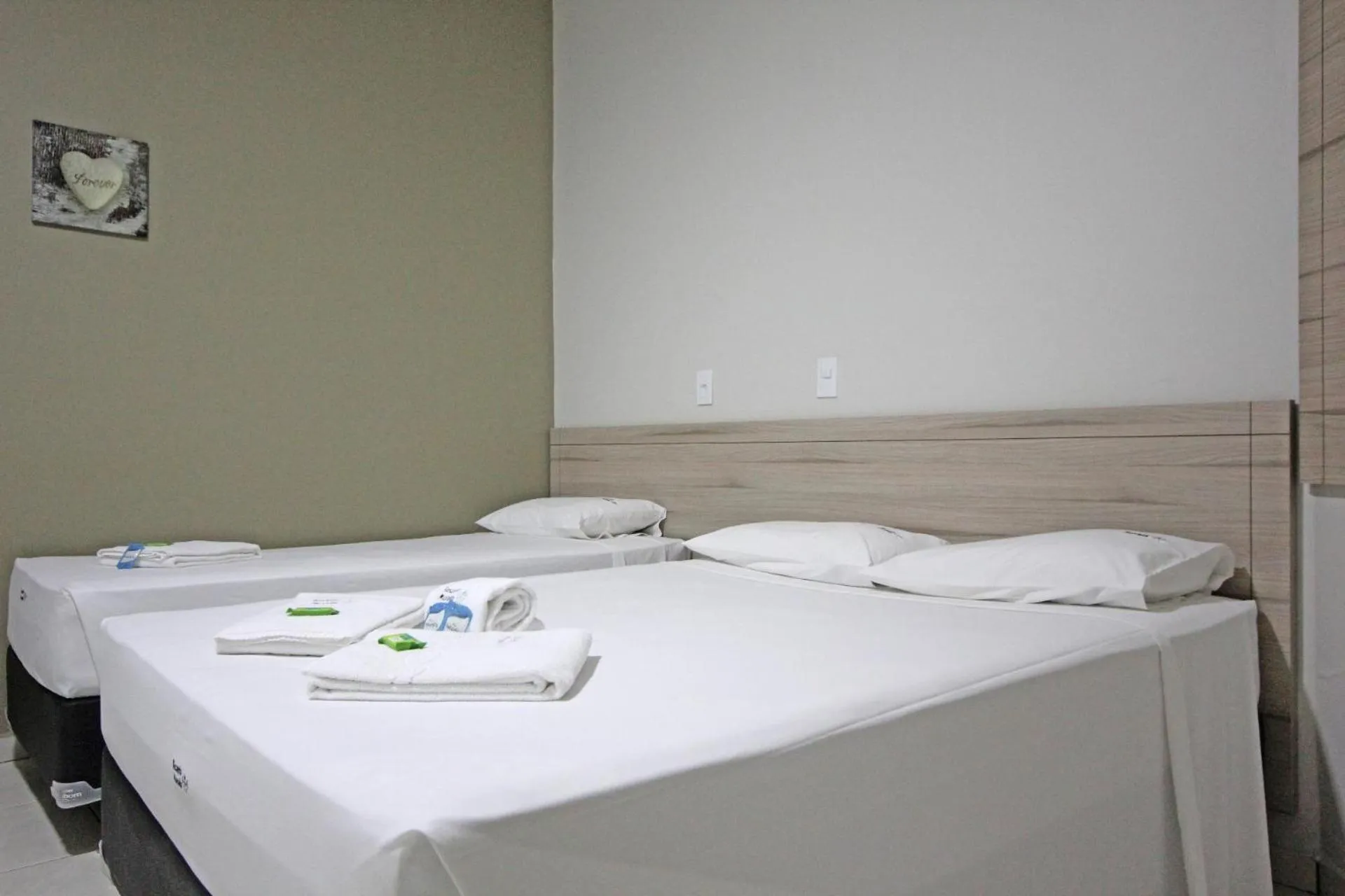 Bed in Pousada Recanto da Morada